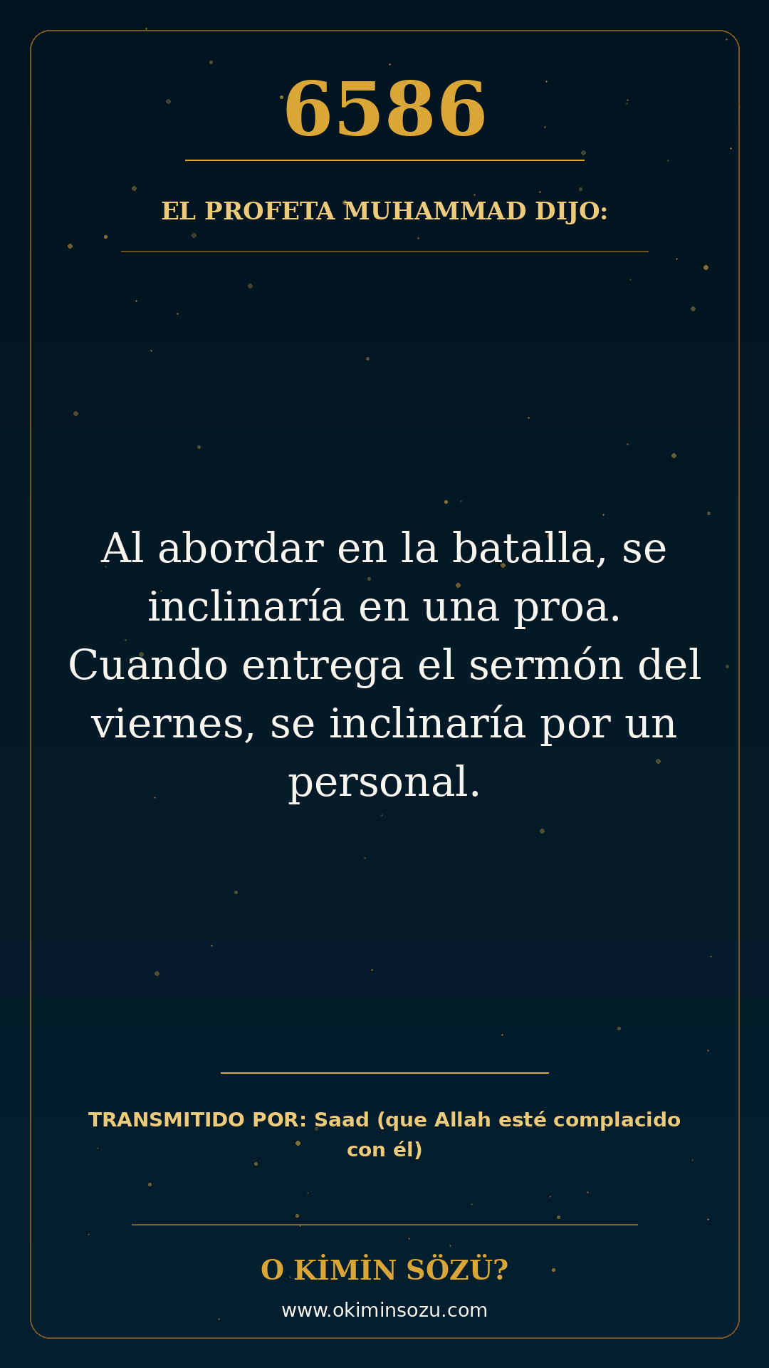hadis 6586 es