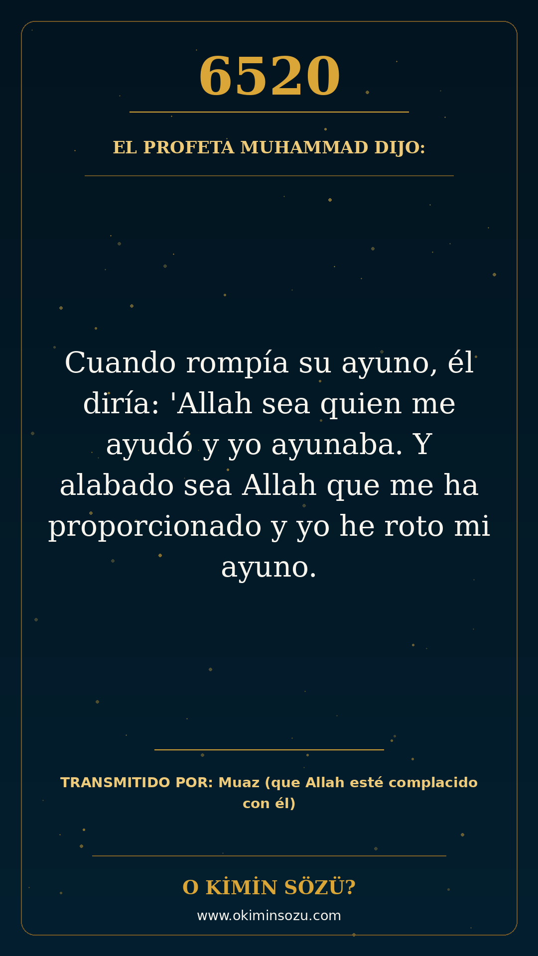 hadis 6520 es