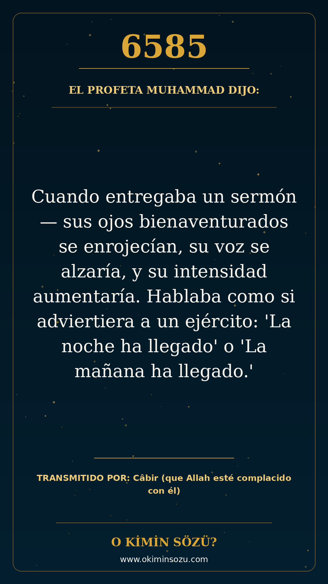 hadis 6585 es