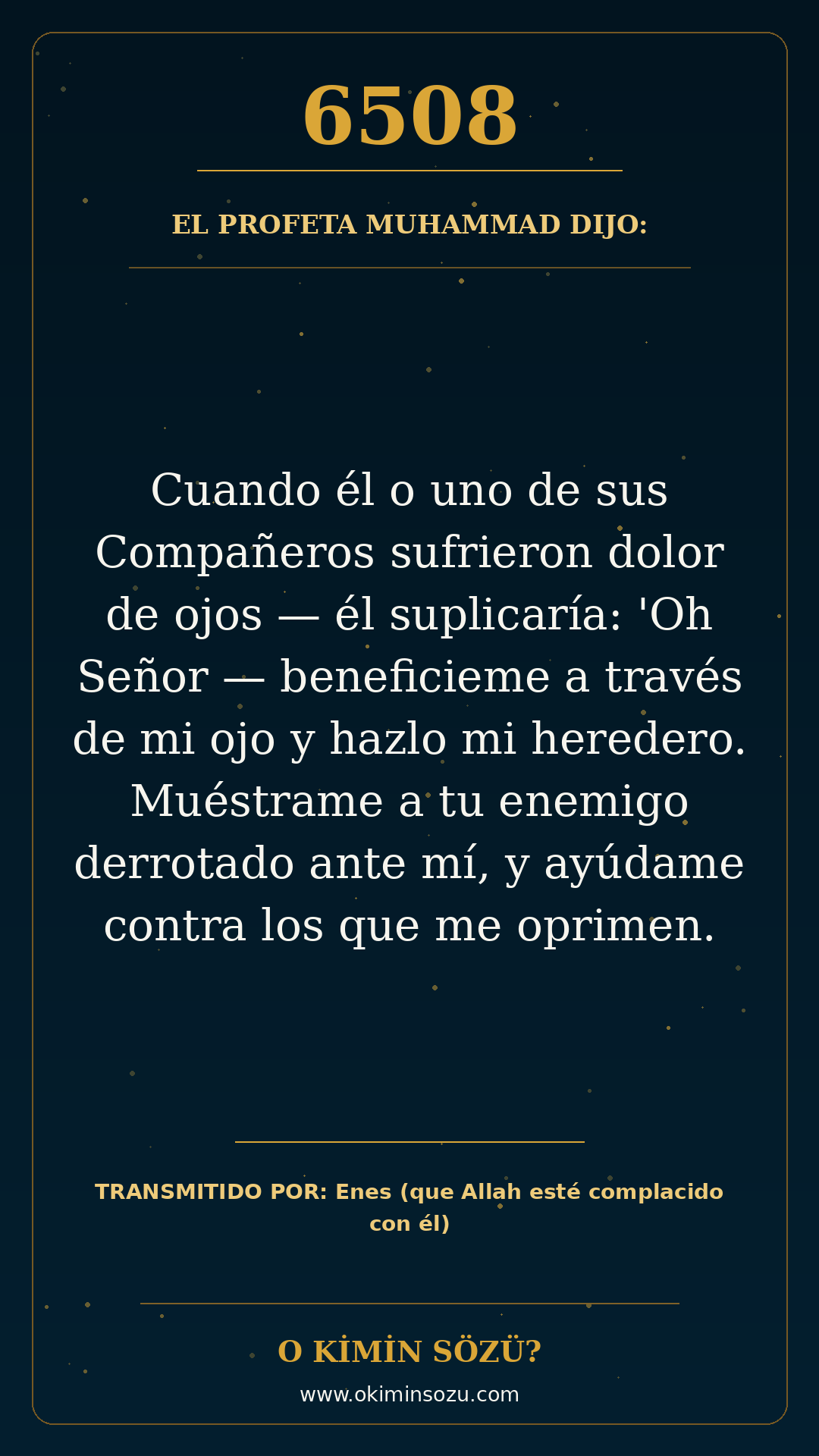 hadis 6508 es