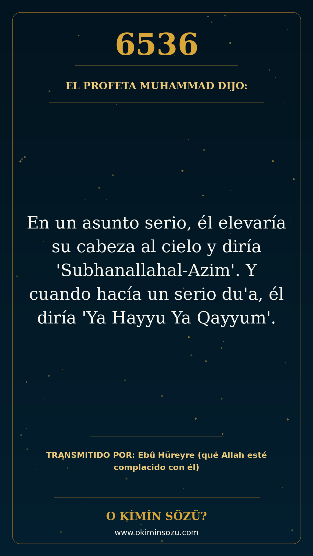 hadis 6536 es