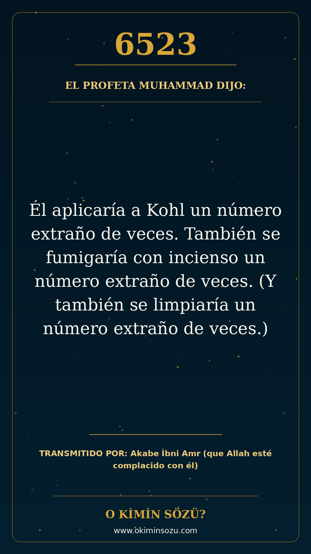 hadis 6523 es