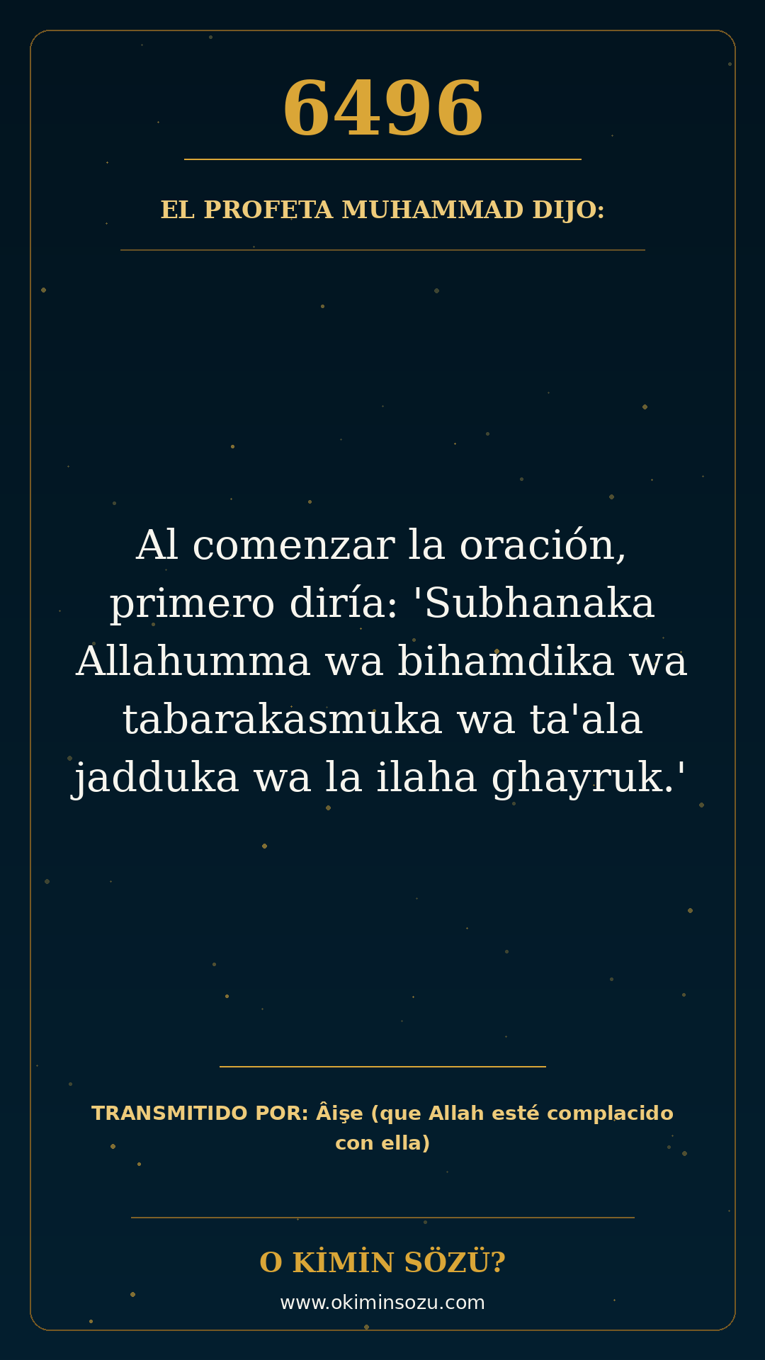 hadis 6496 es