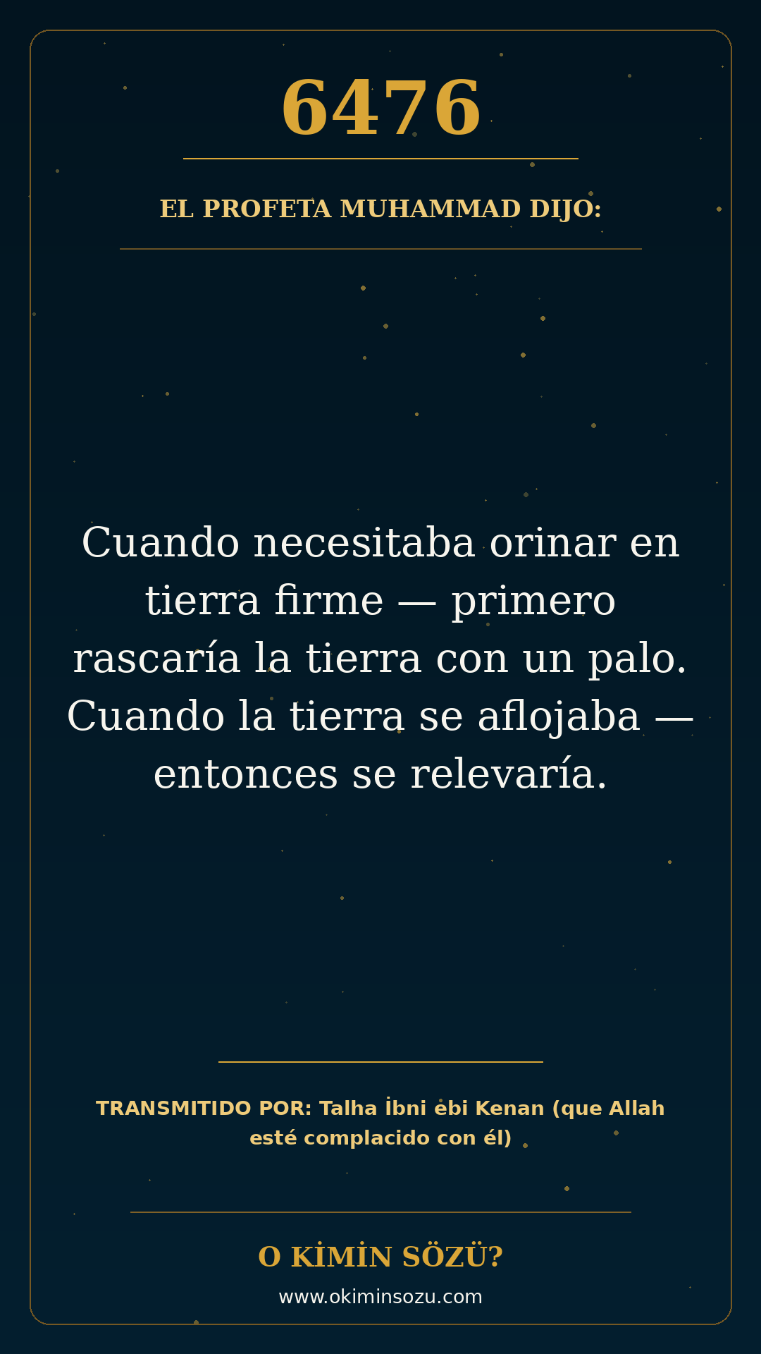 hadis 6476 es