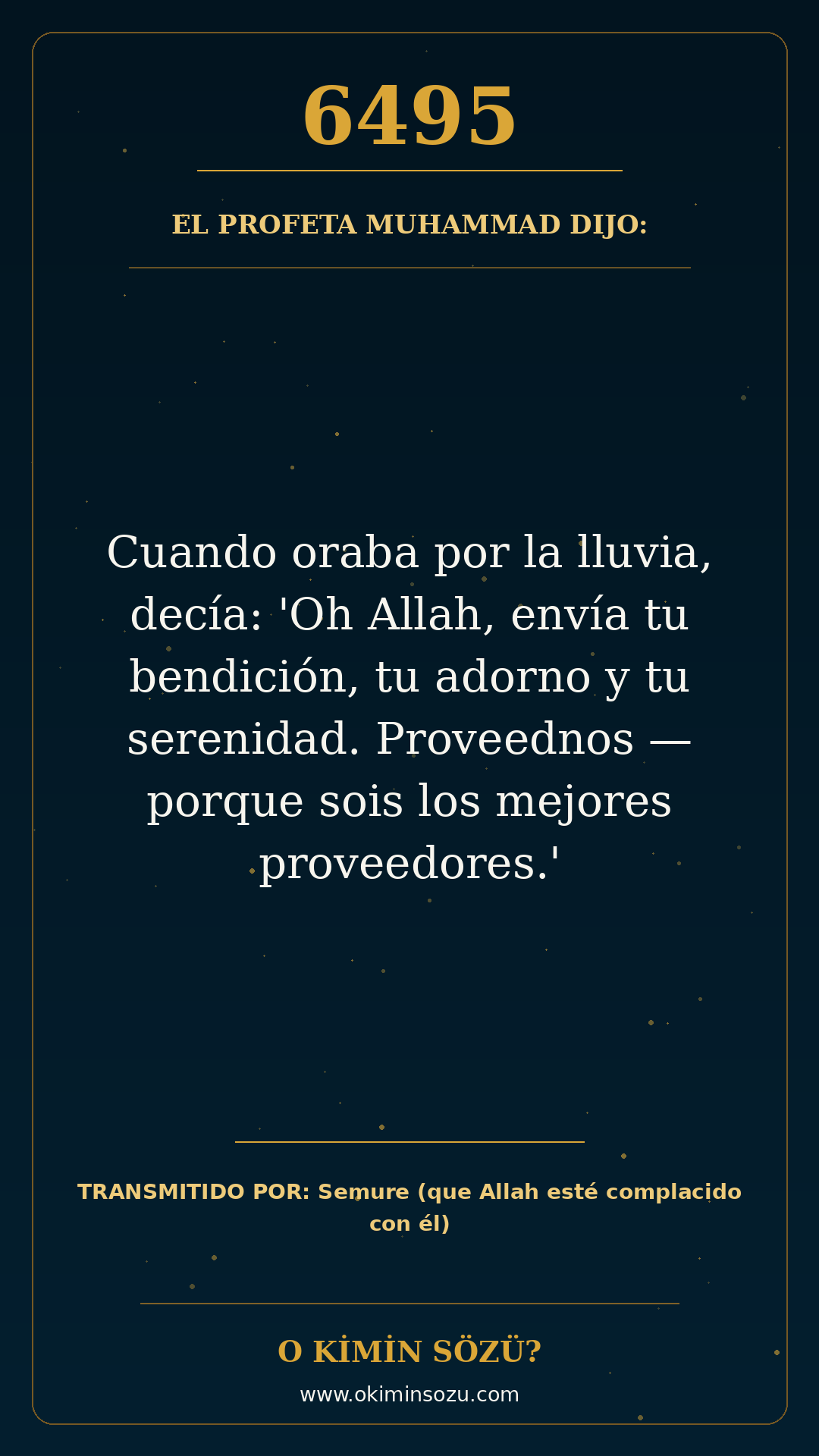 hadis 6495 es