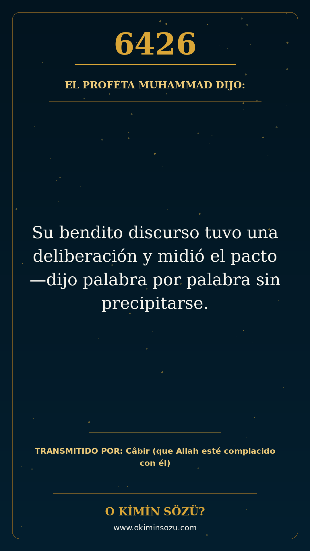 hadis 6426 es