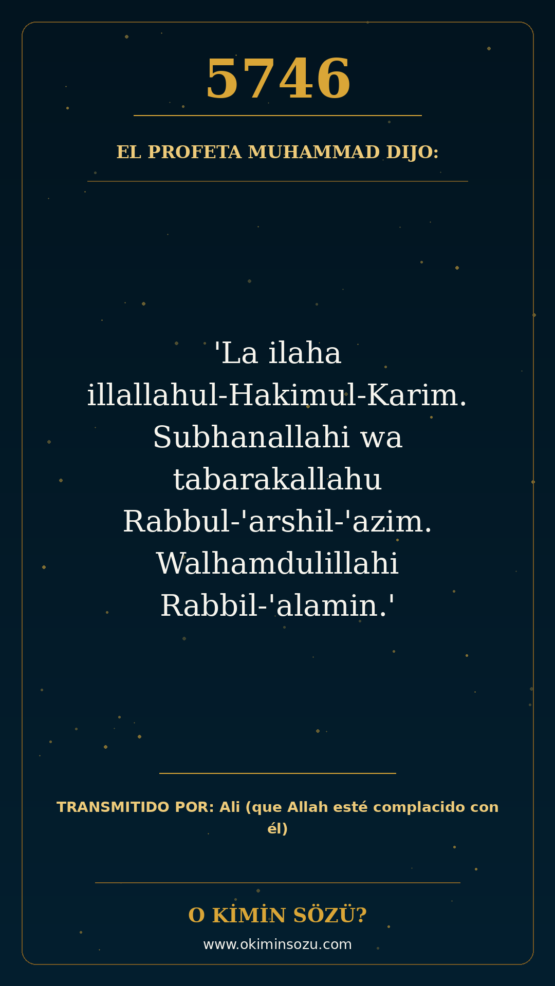 hadis 5746 es