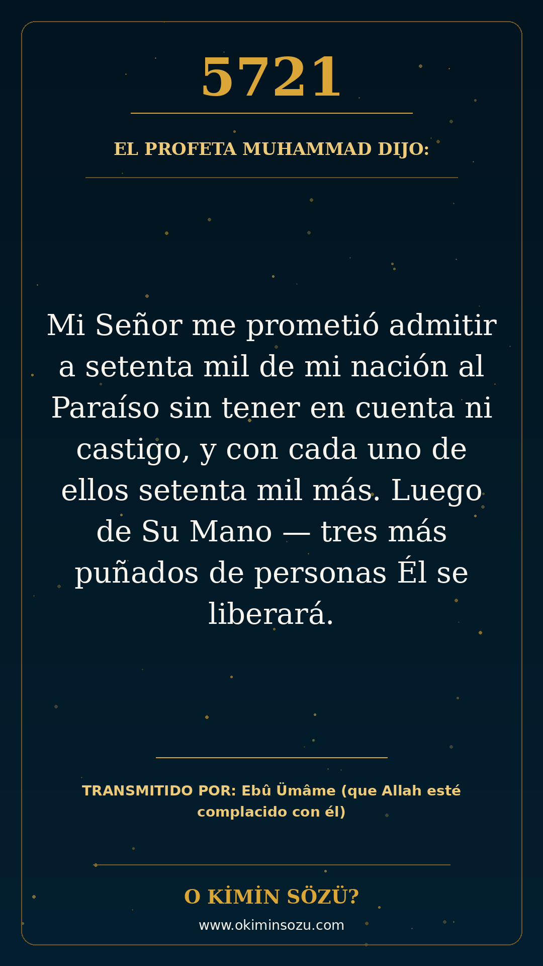 hadis 5721 es
