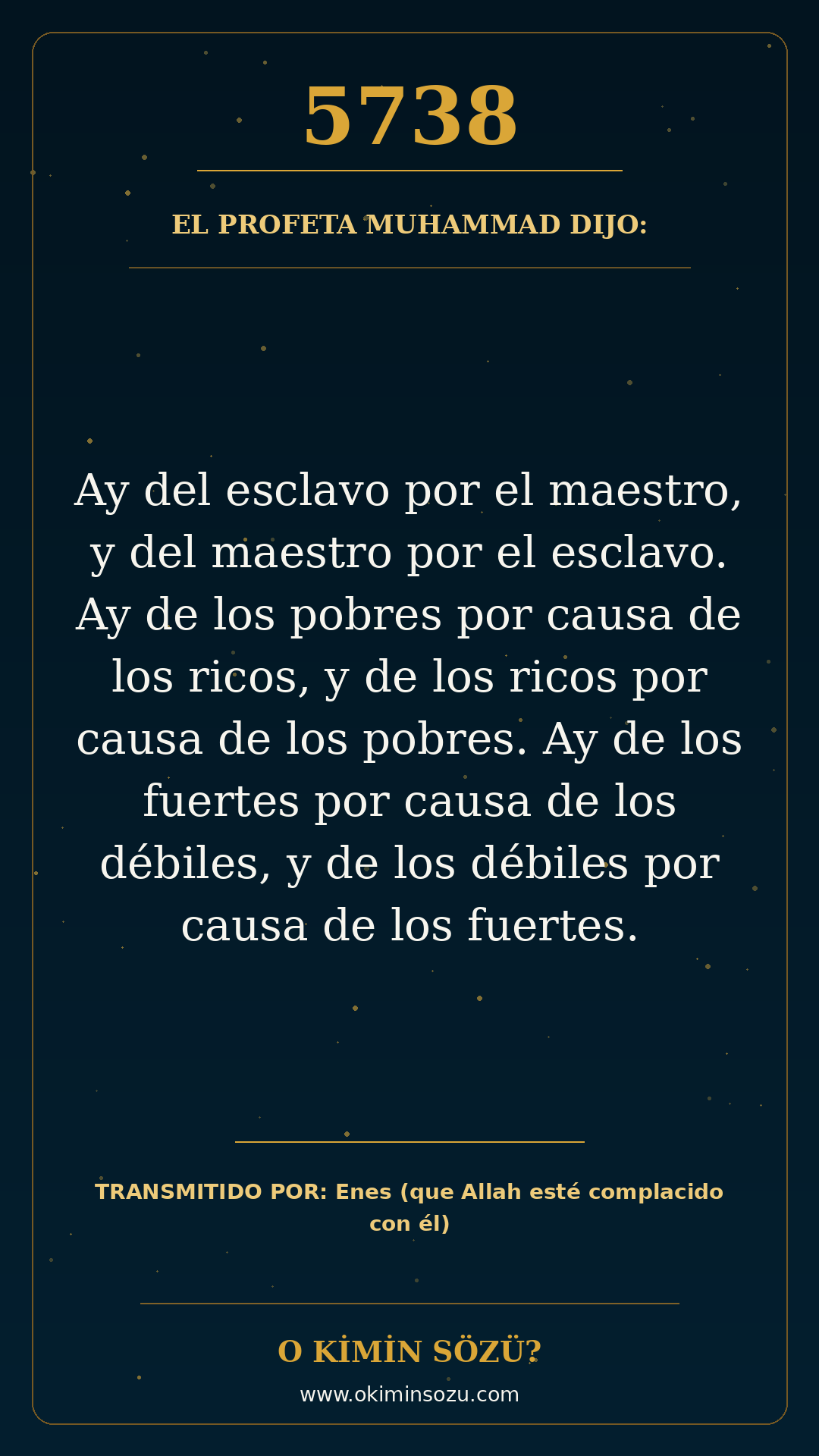 hadis 5738 es