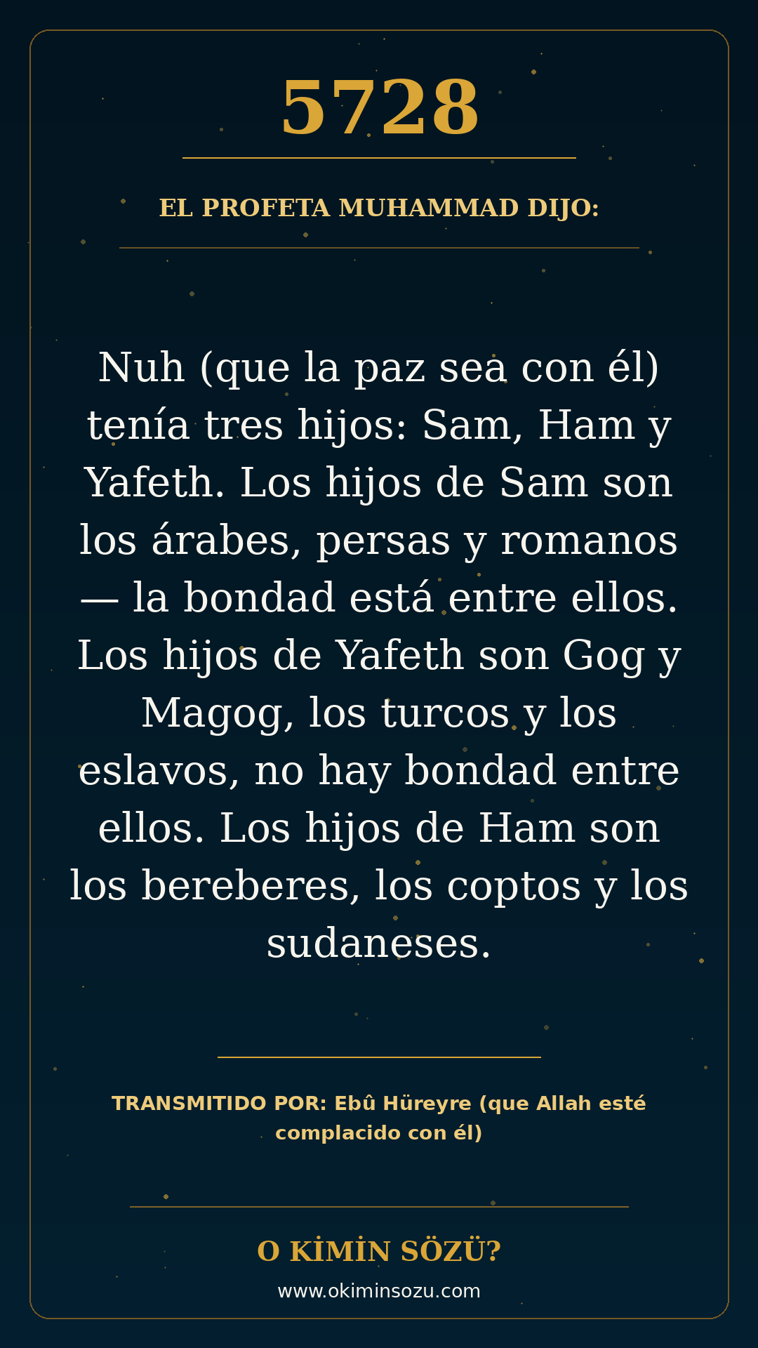hadis 5728 es