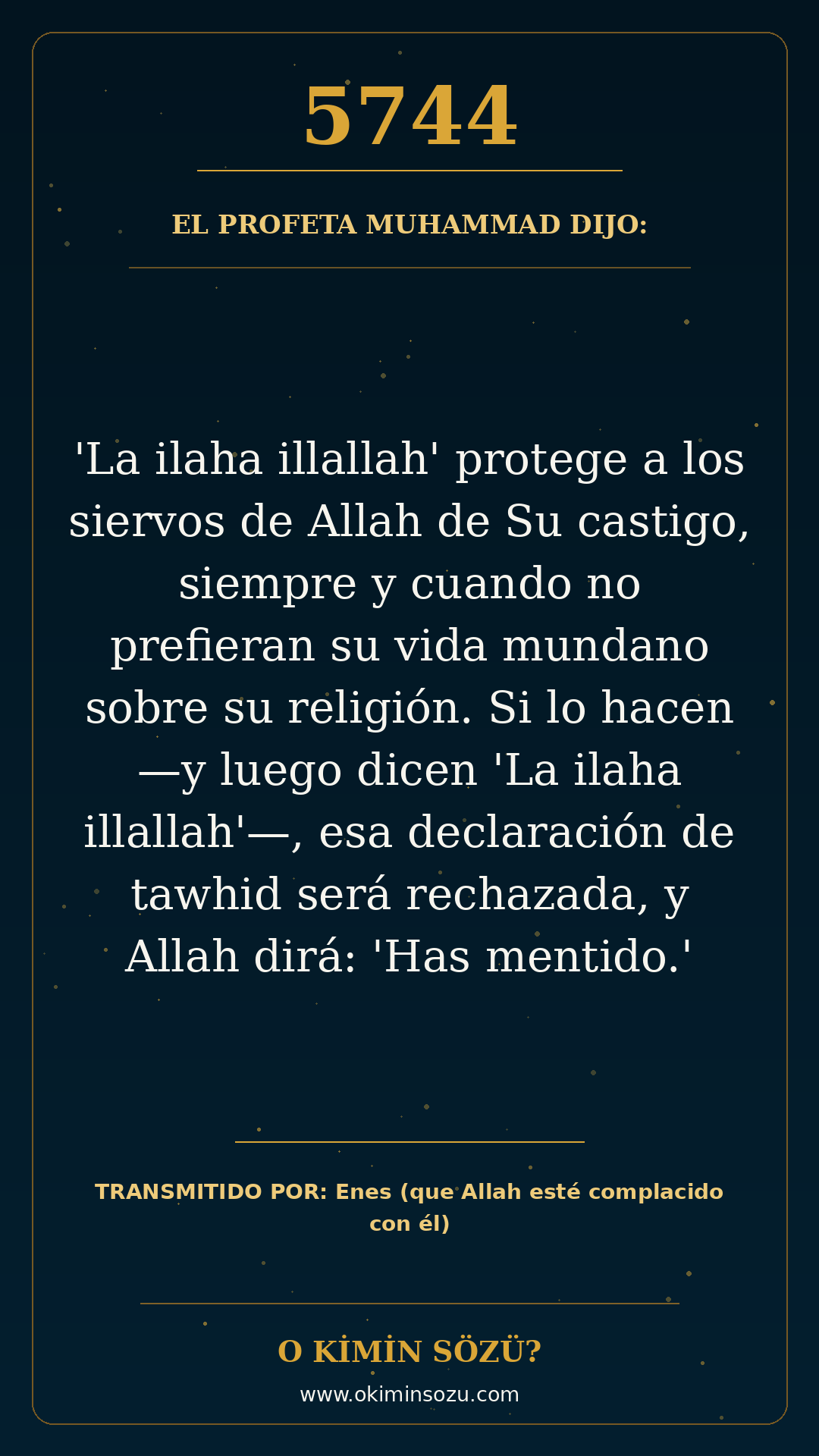 hadis 5744 es