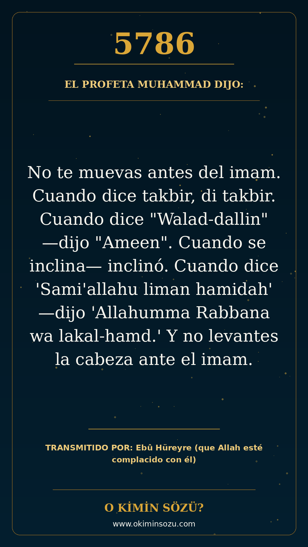 hadis 5786 es