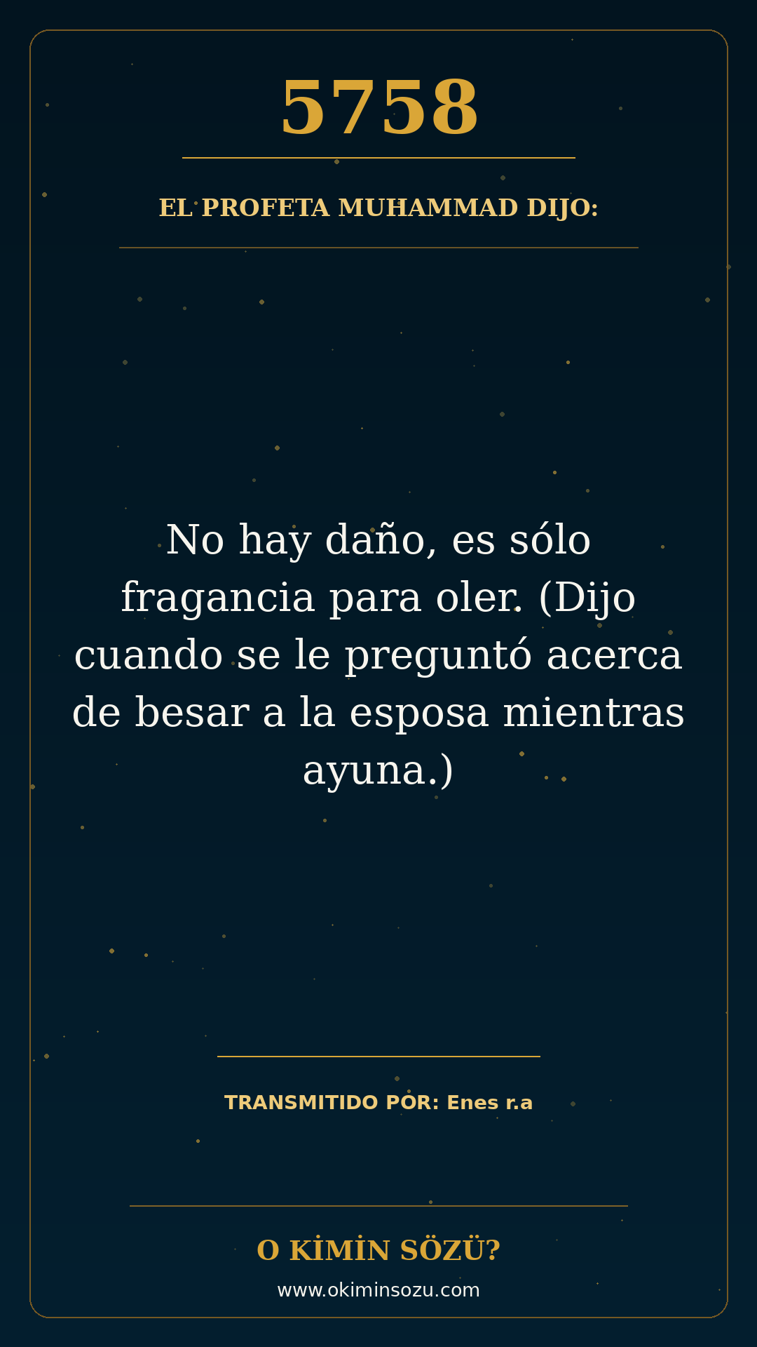 hadis 5758 es