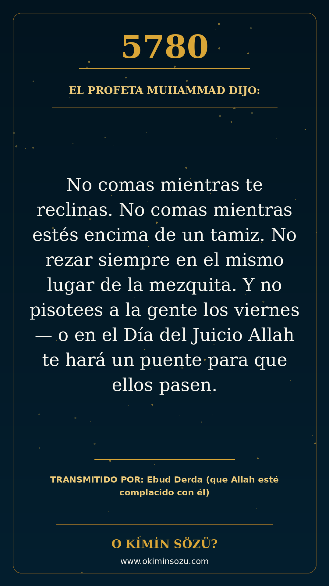 hadis 5780 es