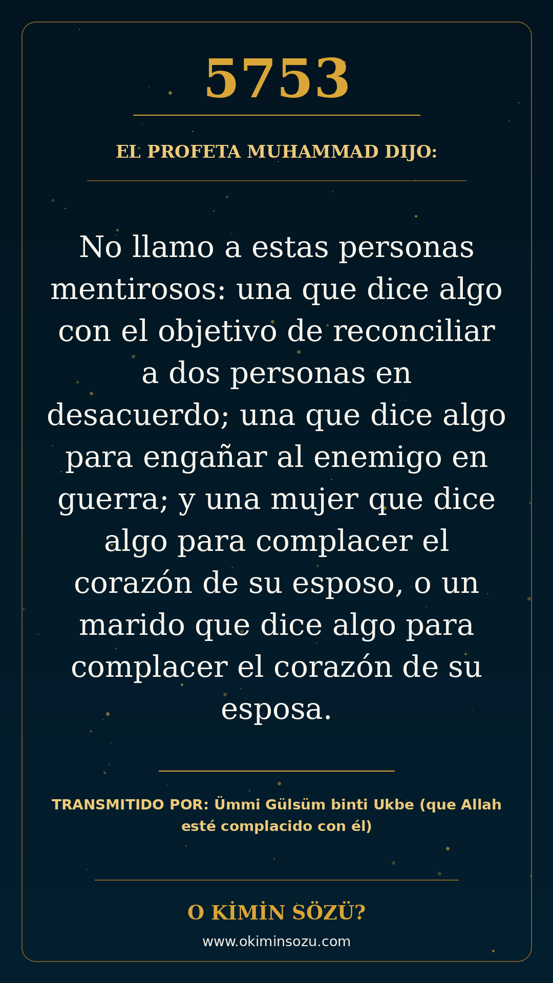 hadis 5753 es