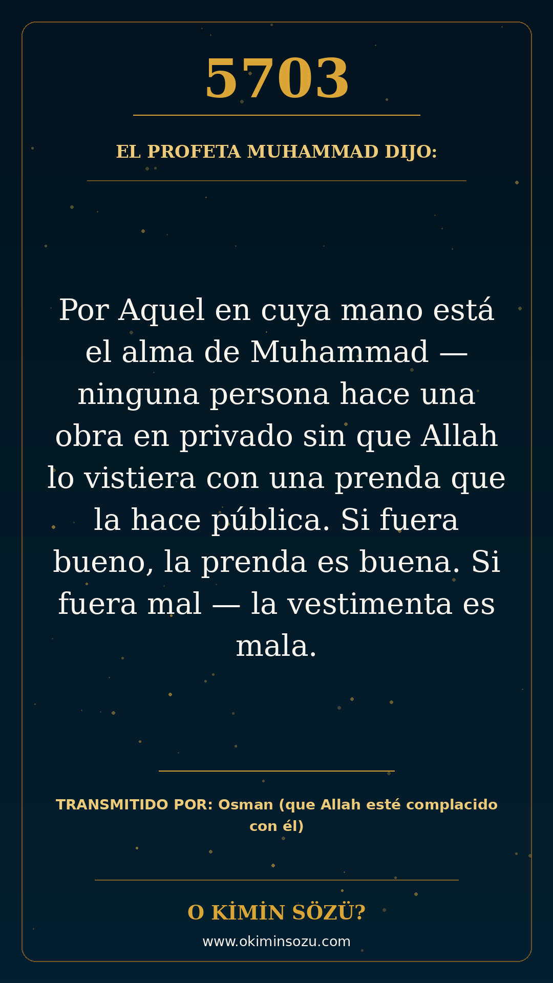 hadis 5703 es