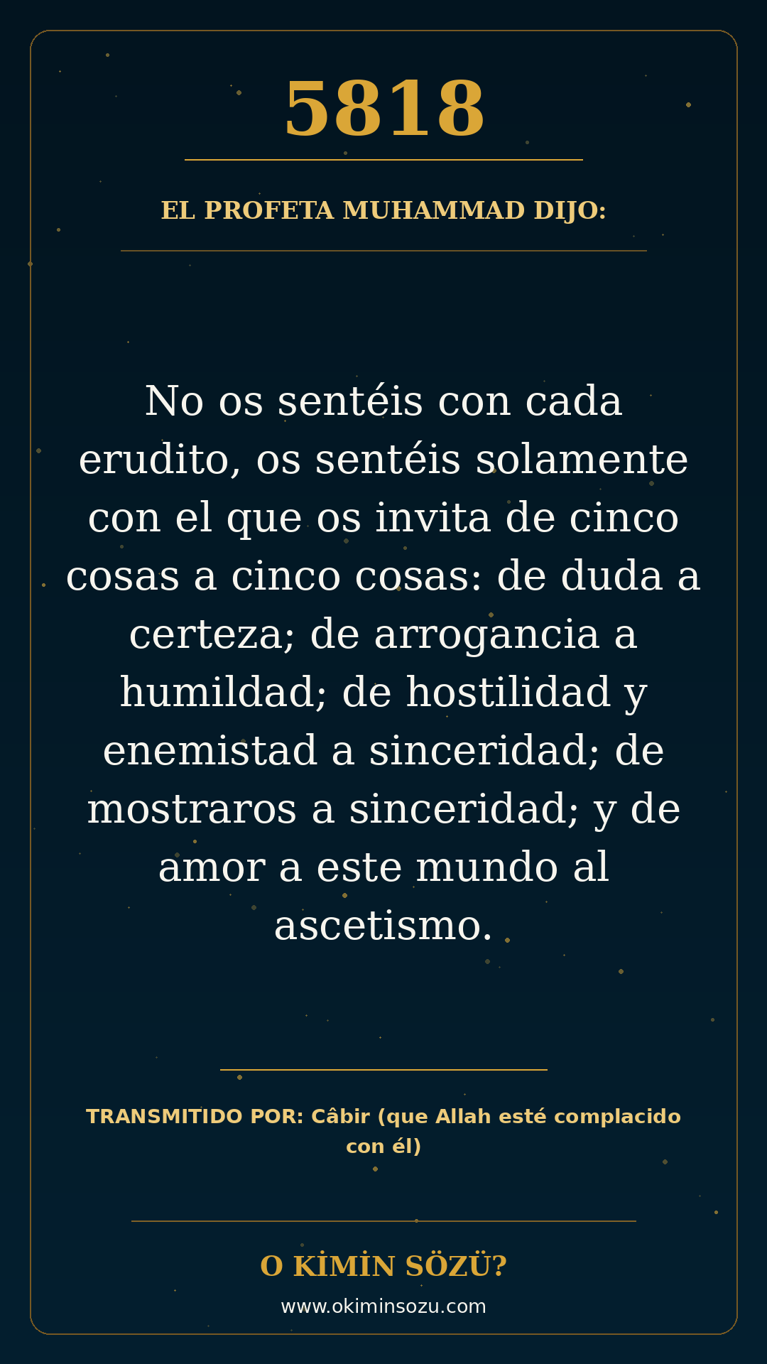 hadis 5818 es