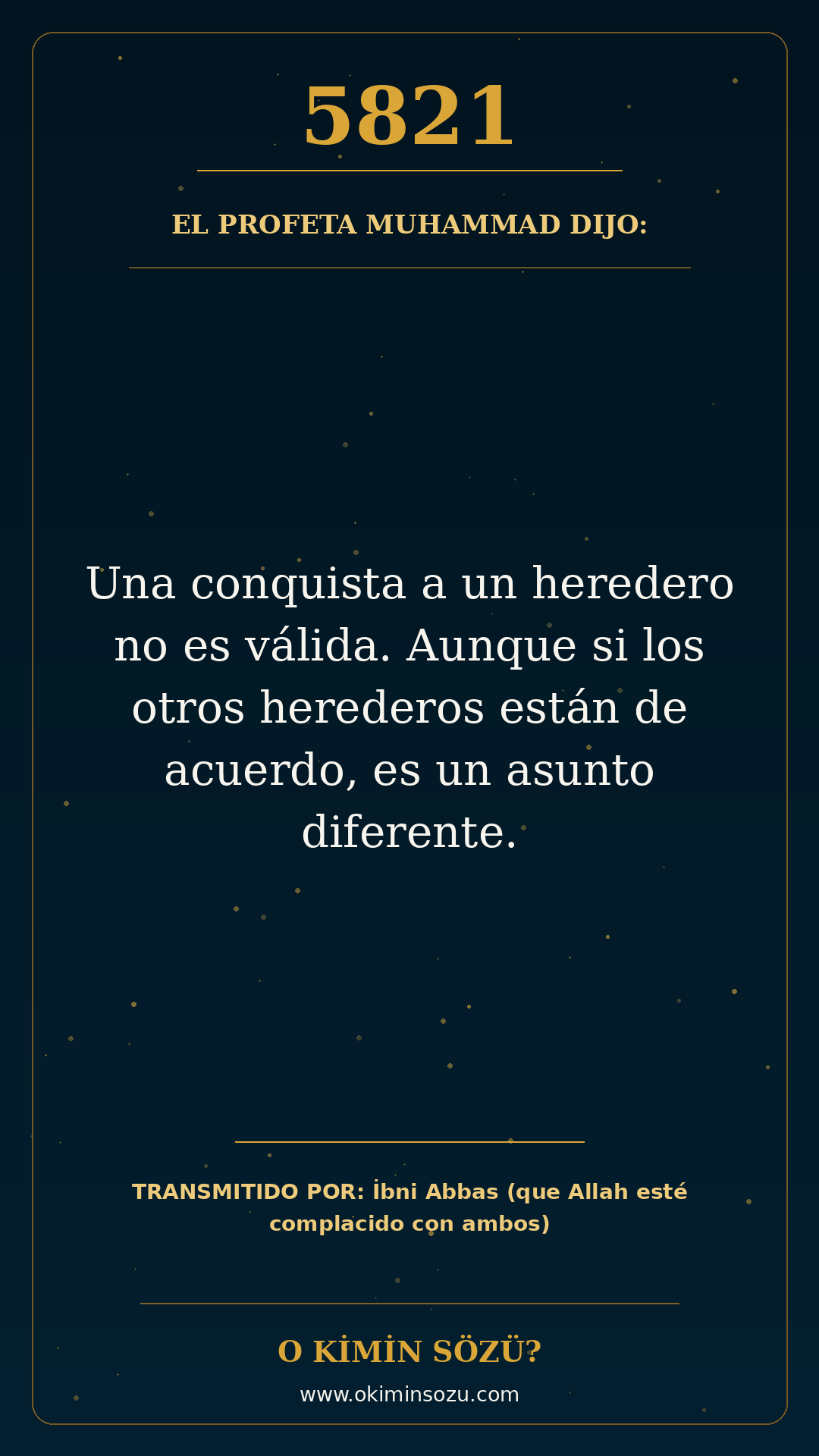 hadis 5821 es