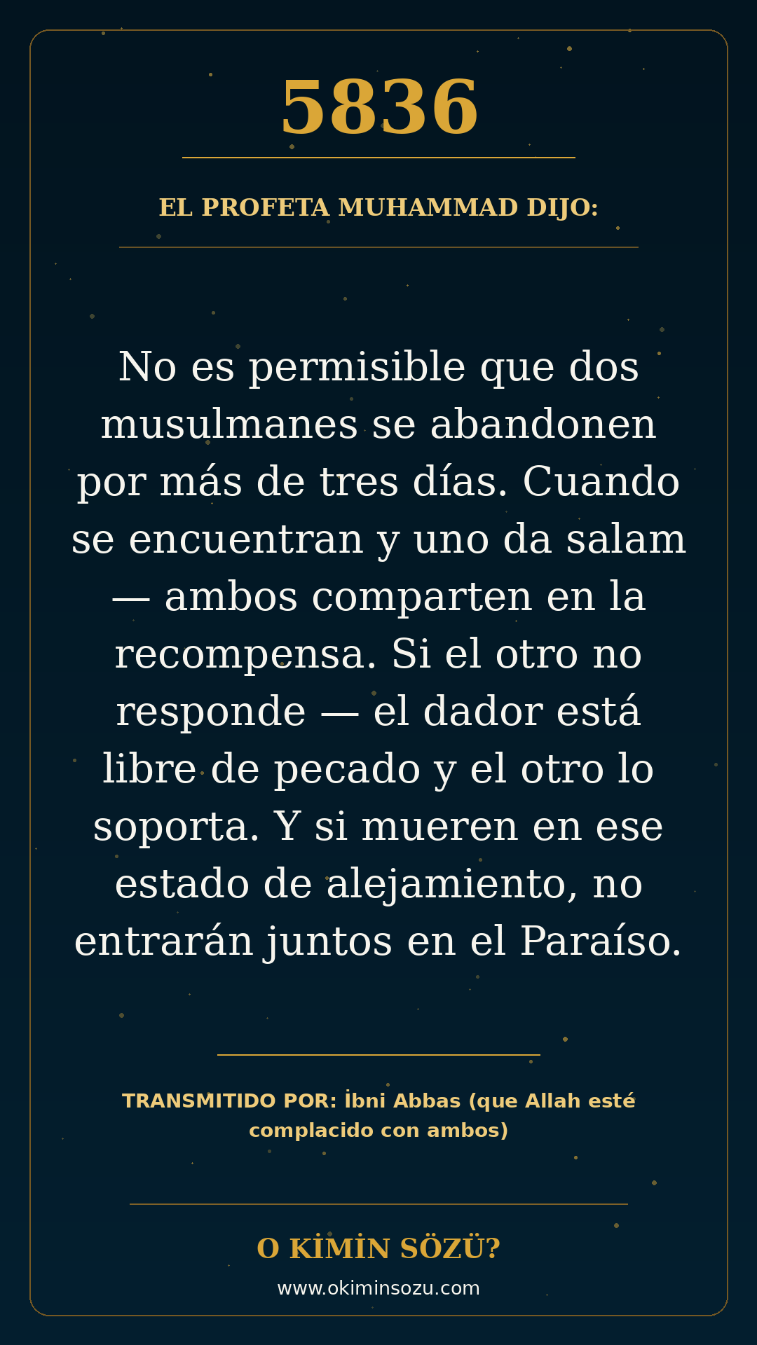 hadis 5836 es