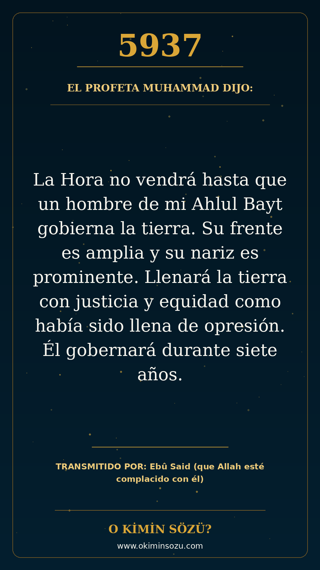 hadis 5937 es