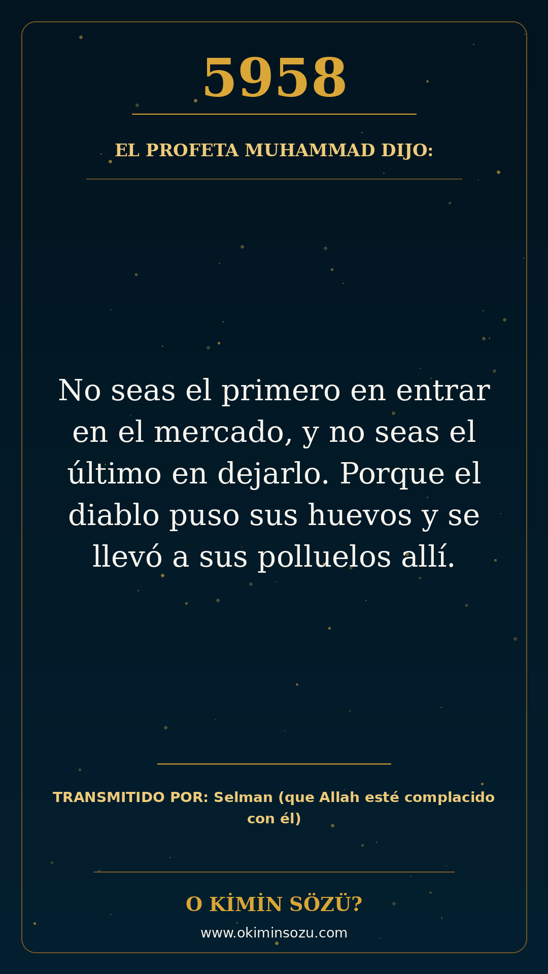 hadis 5958 es