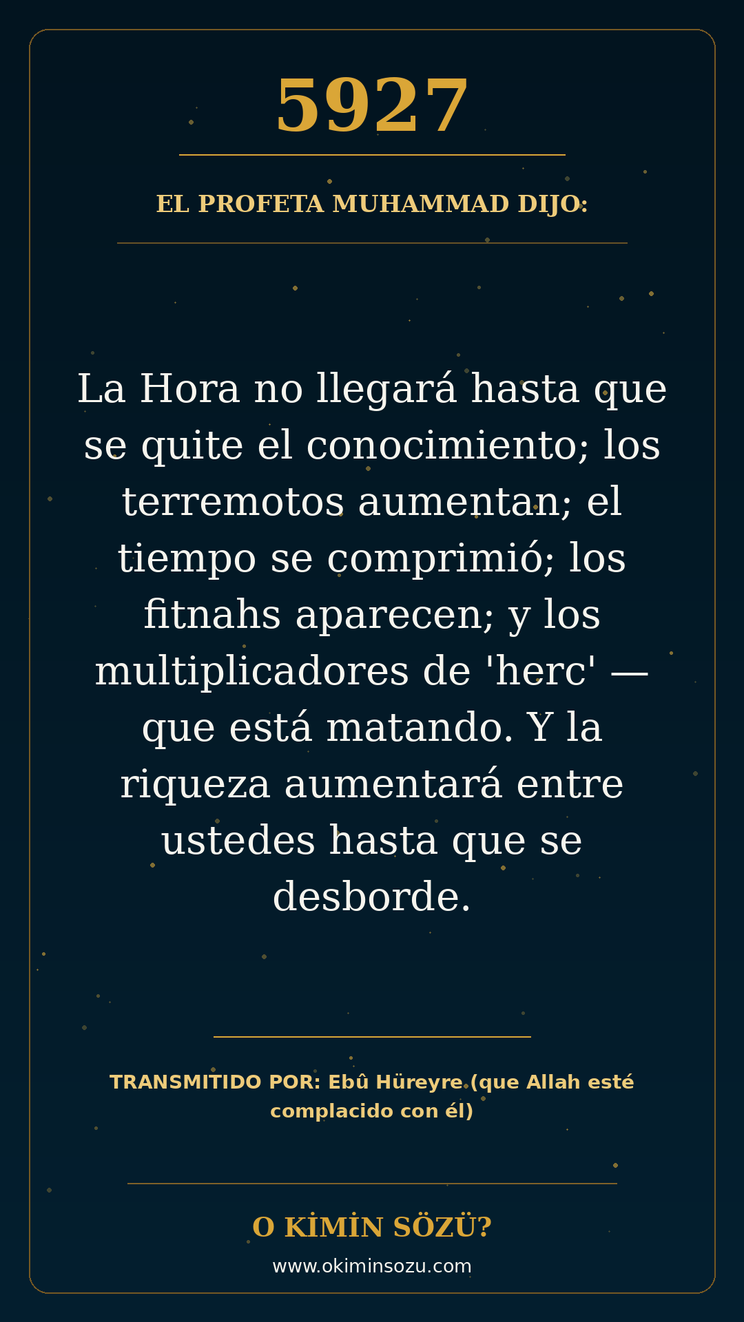 hadis 5927 es