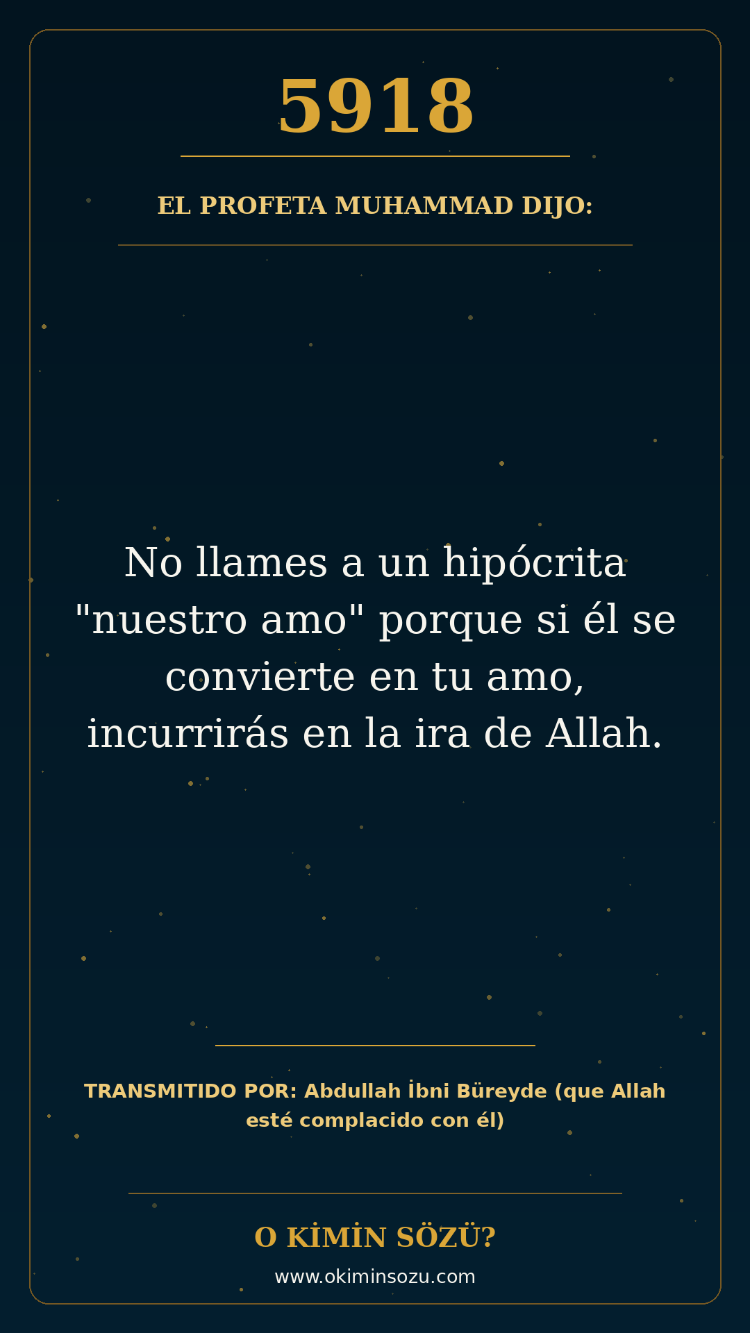 hadis 5918 es