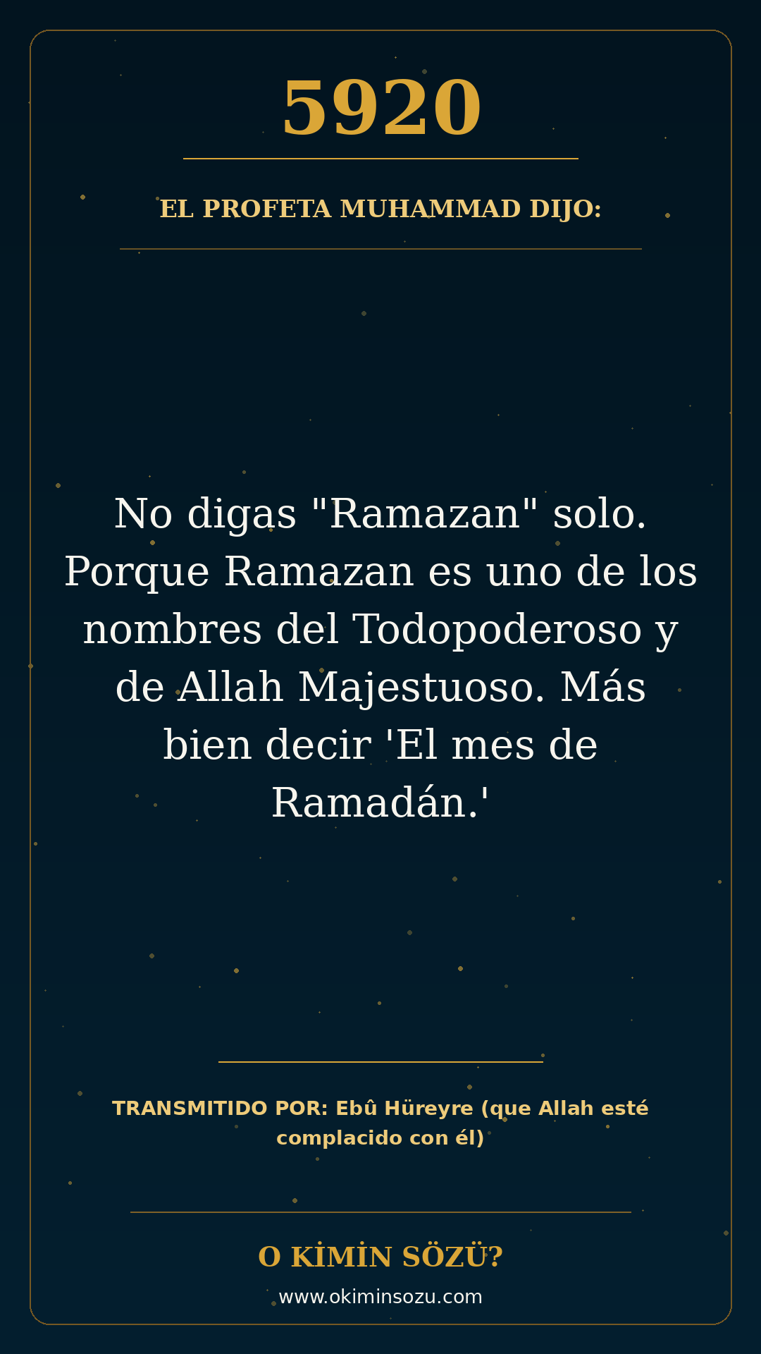 hadis 5920 es