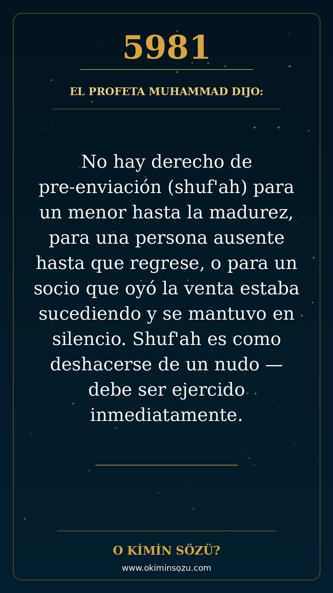 hadis 5981 es