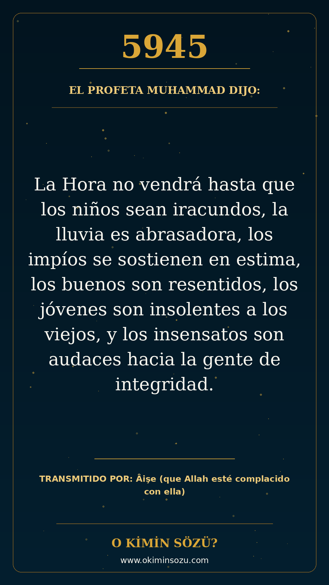 hadis 5945 es
