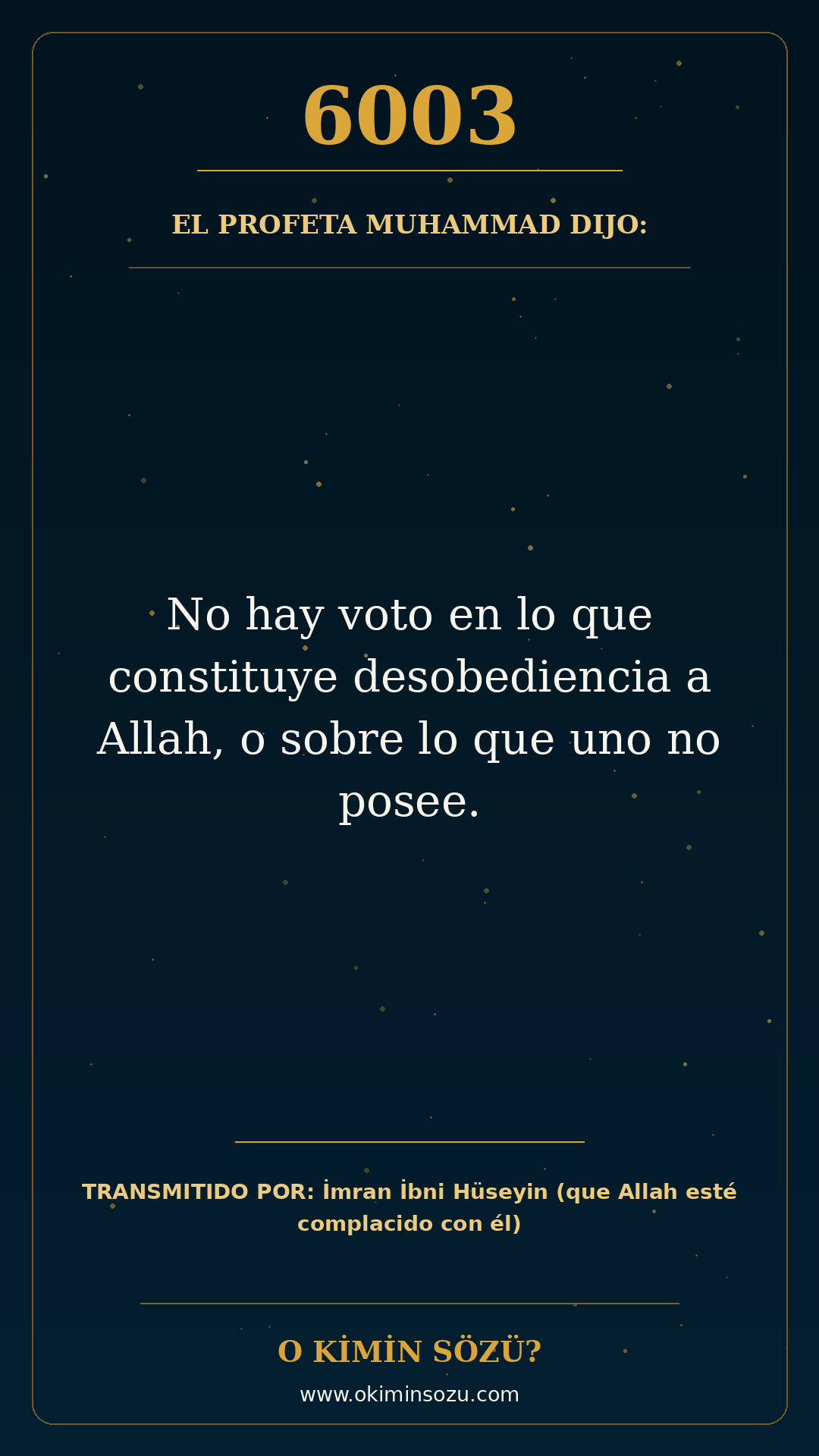 hadis 6003 es