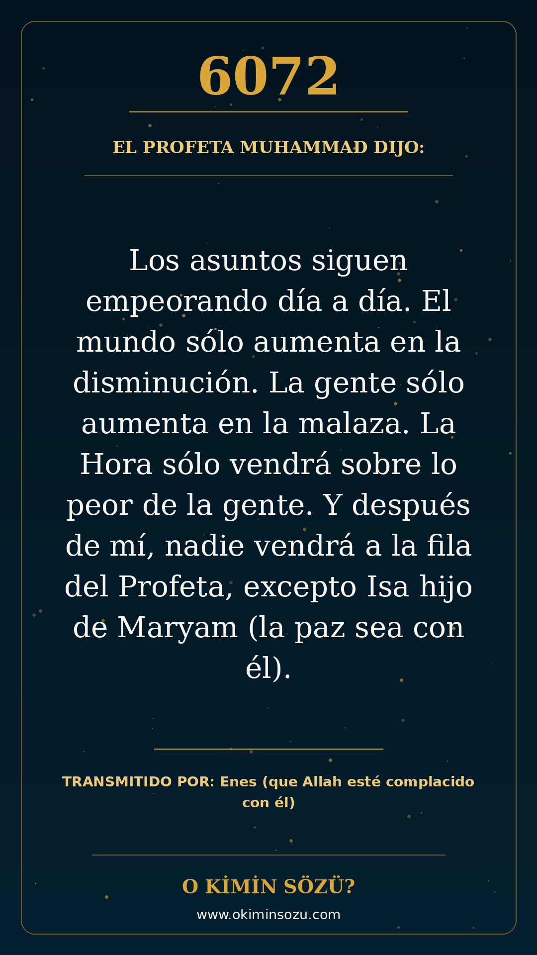hadis 6072 es