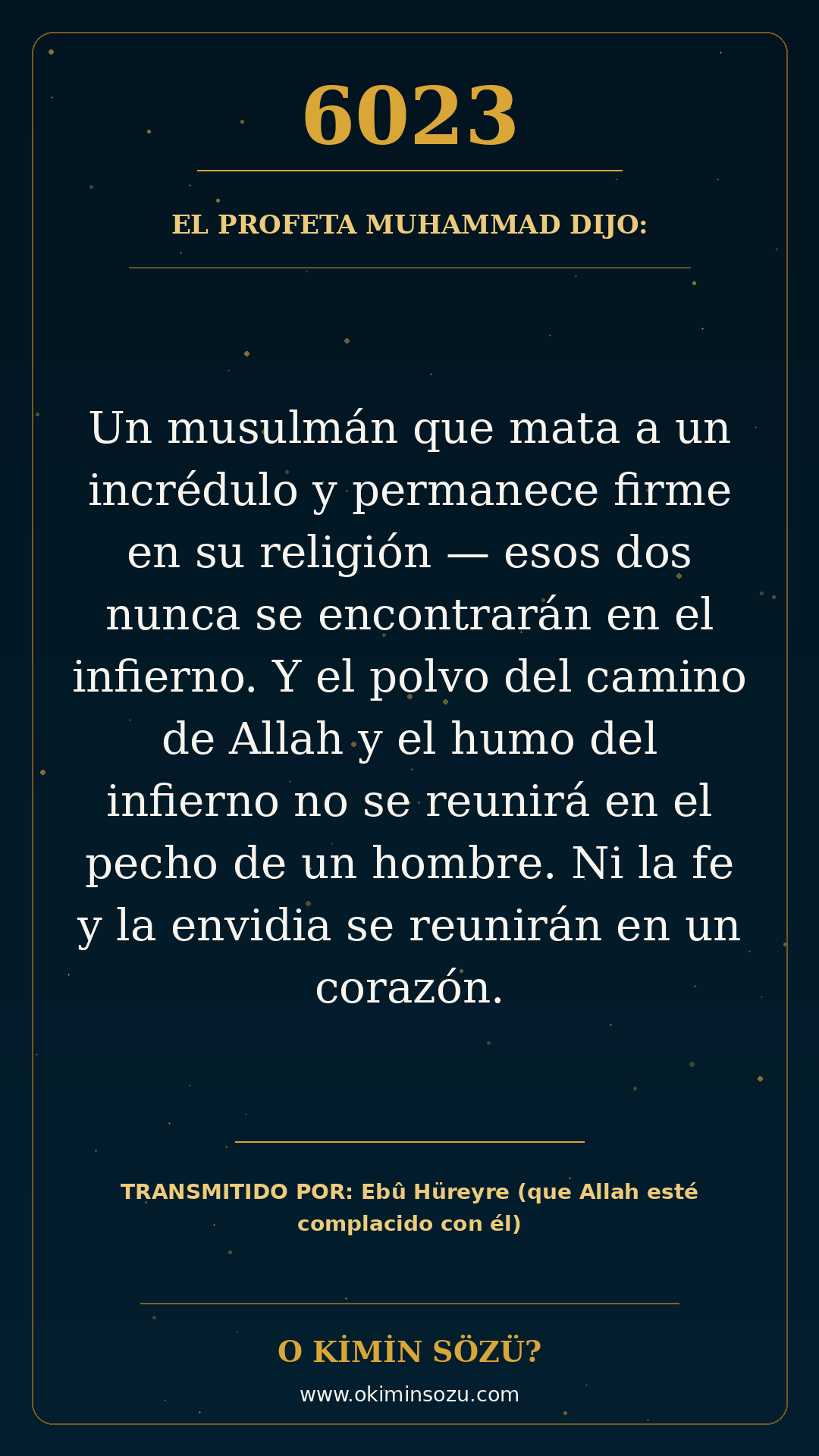 hadis 6023 es