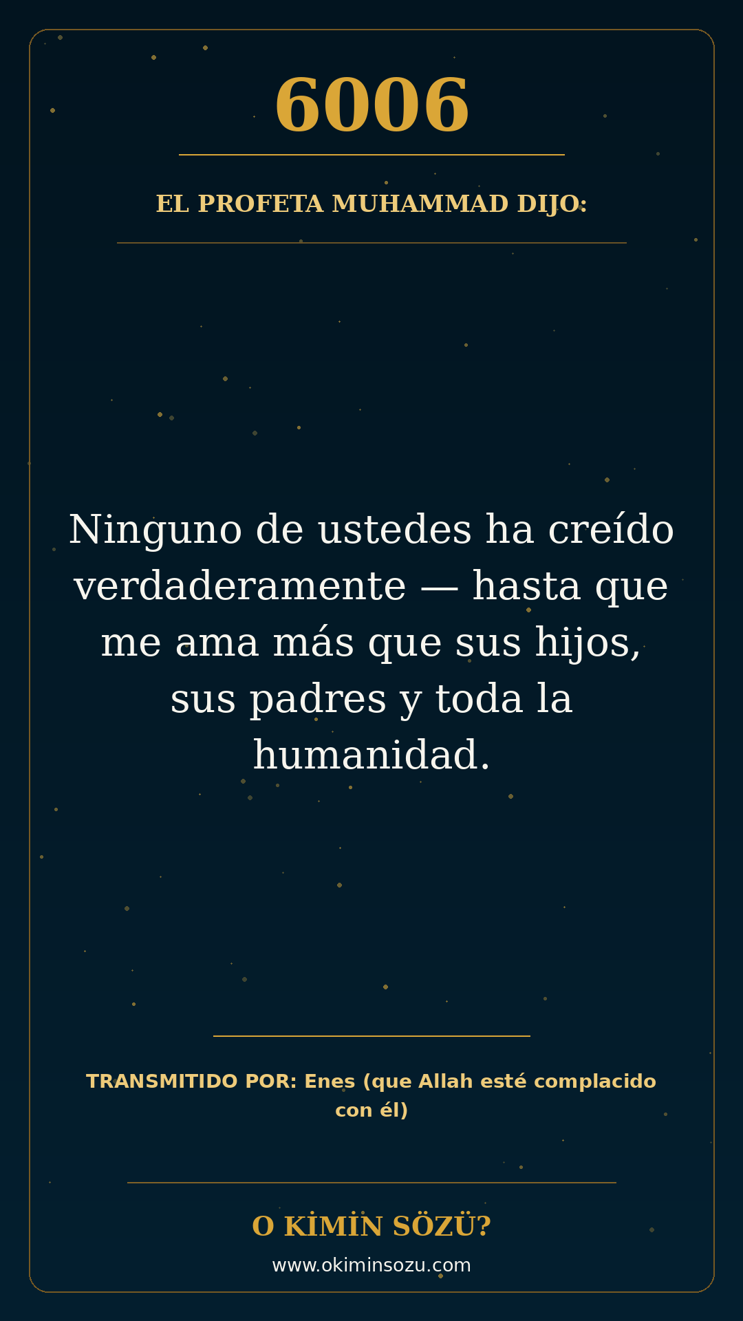 hadis 6006 es