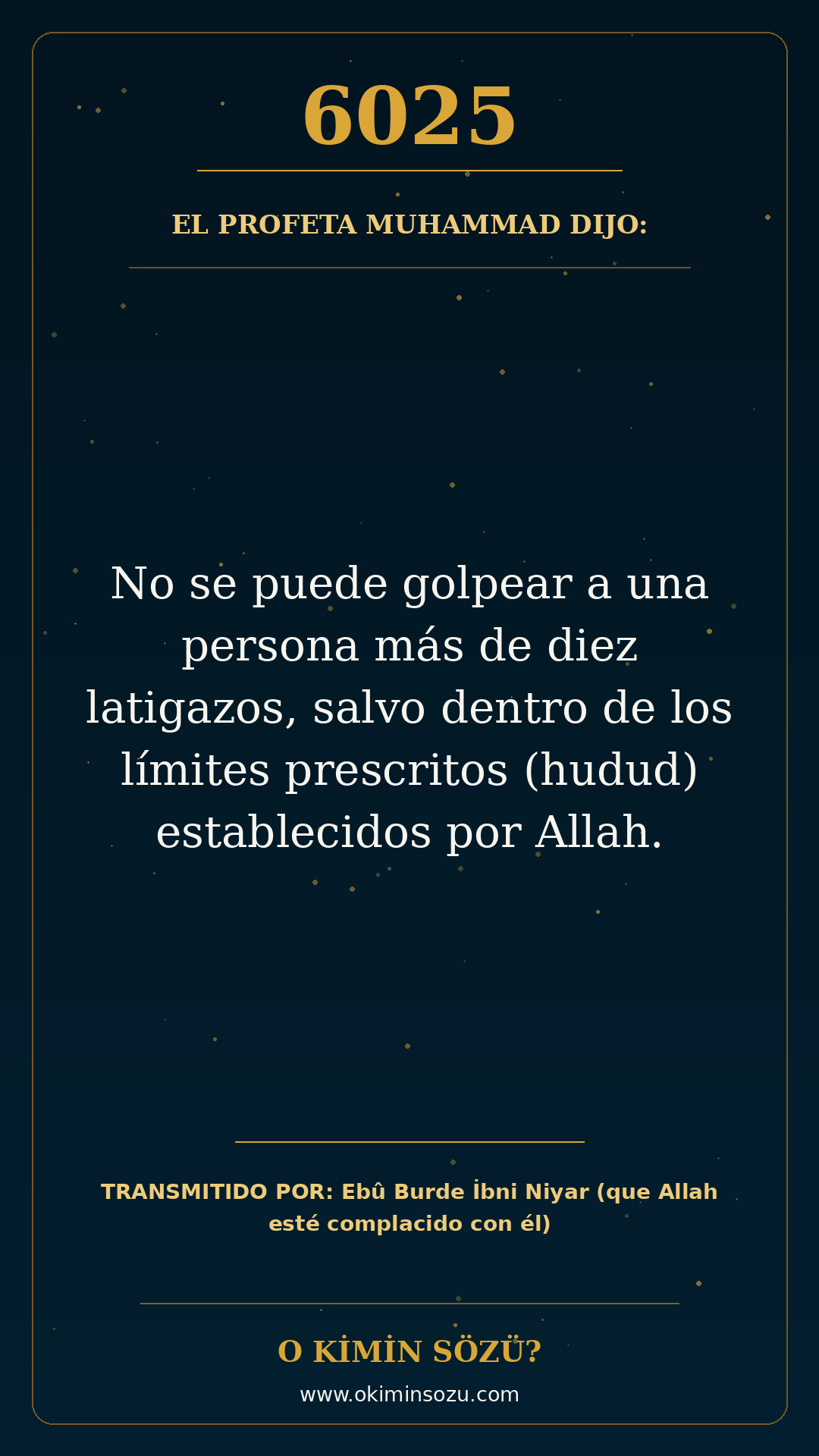 hadis 6025 es