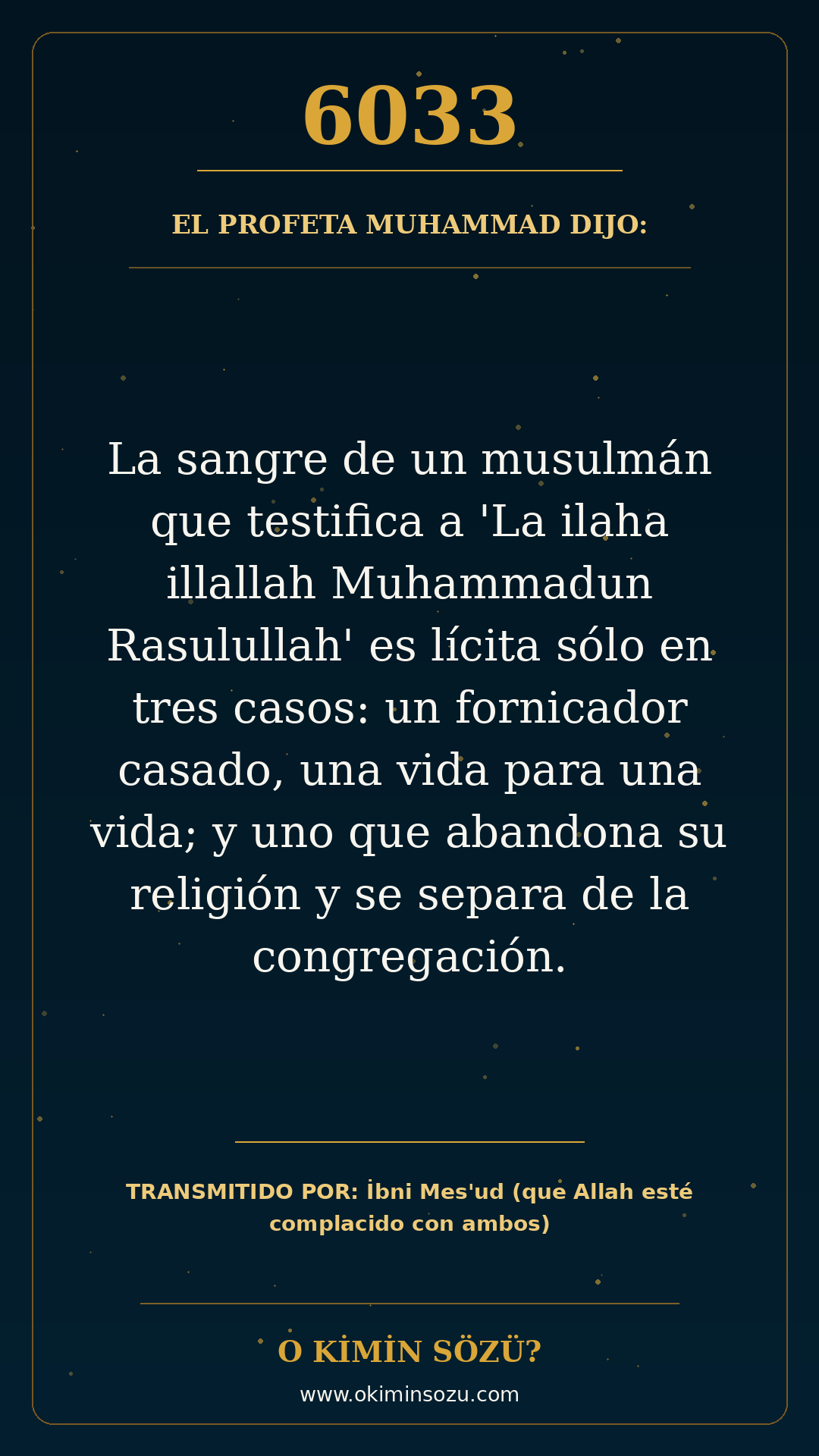hadis 6033 es