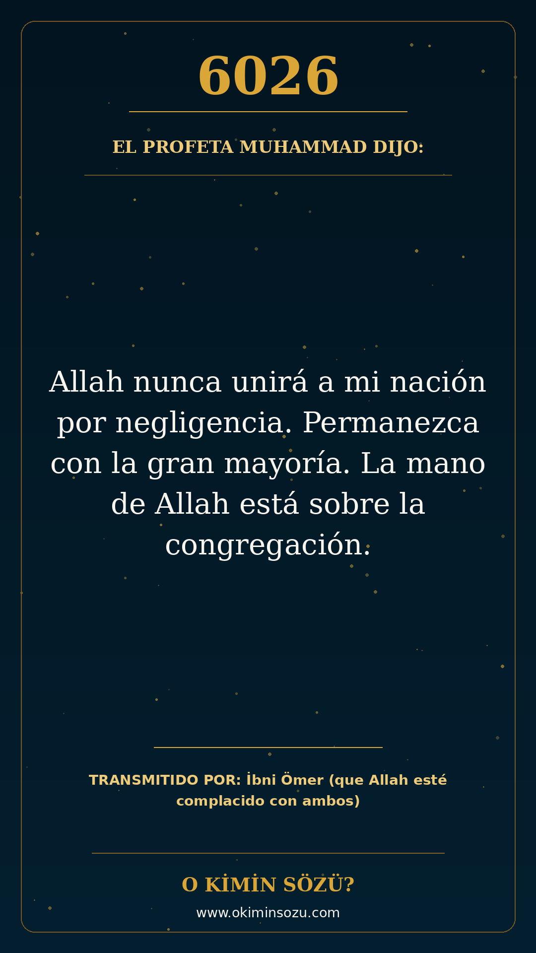 hadis 6026 es