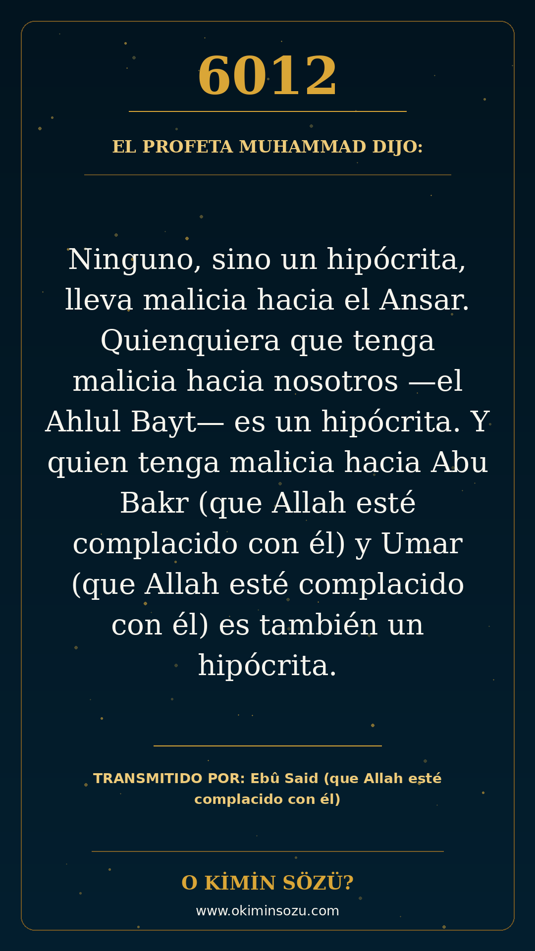 hadis 6012 es