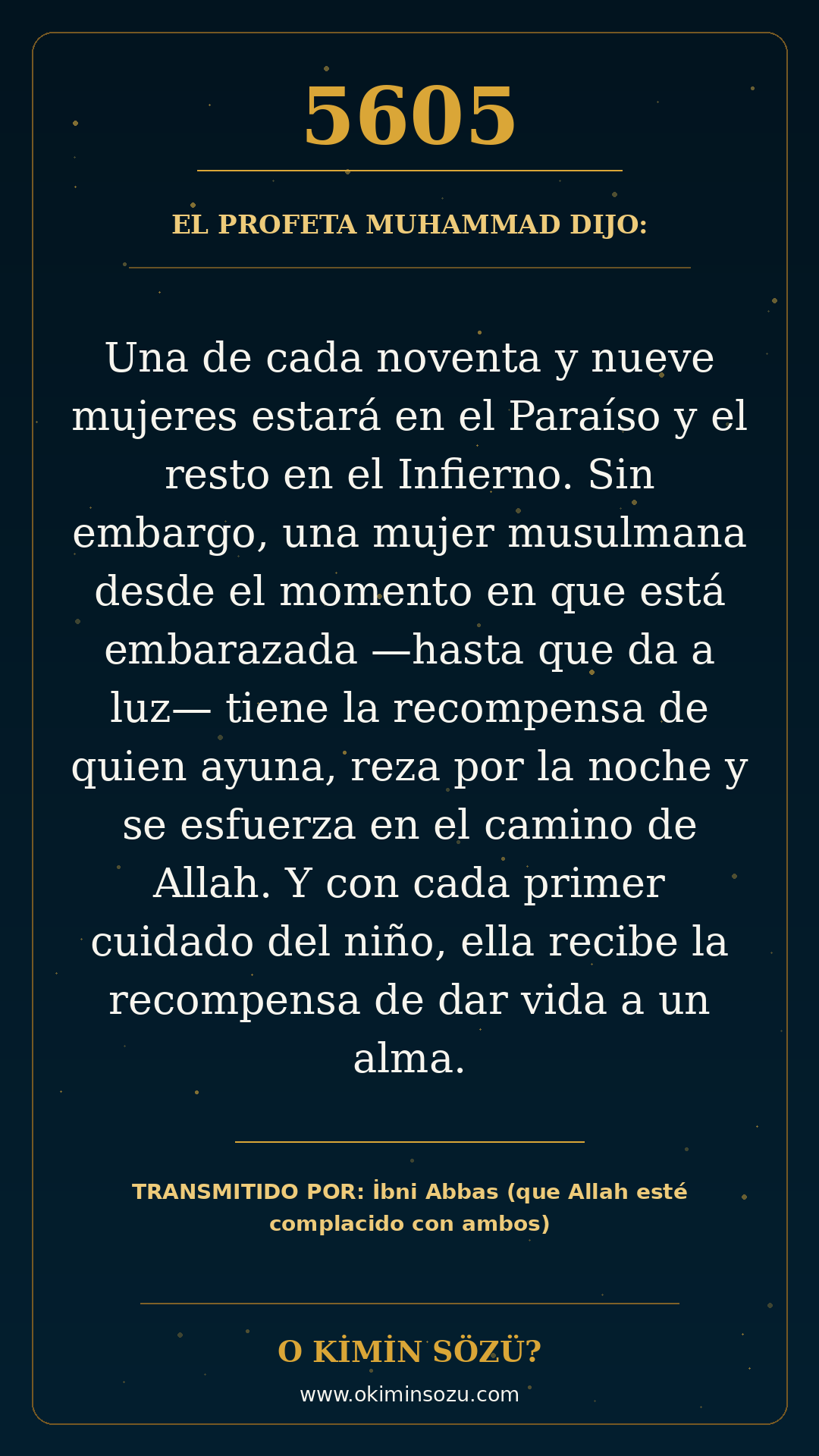 hadis 5605 es