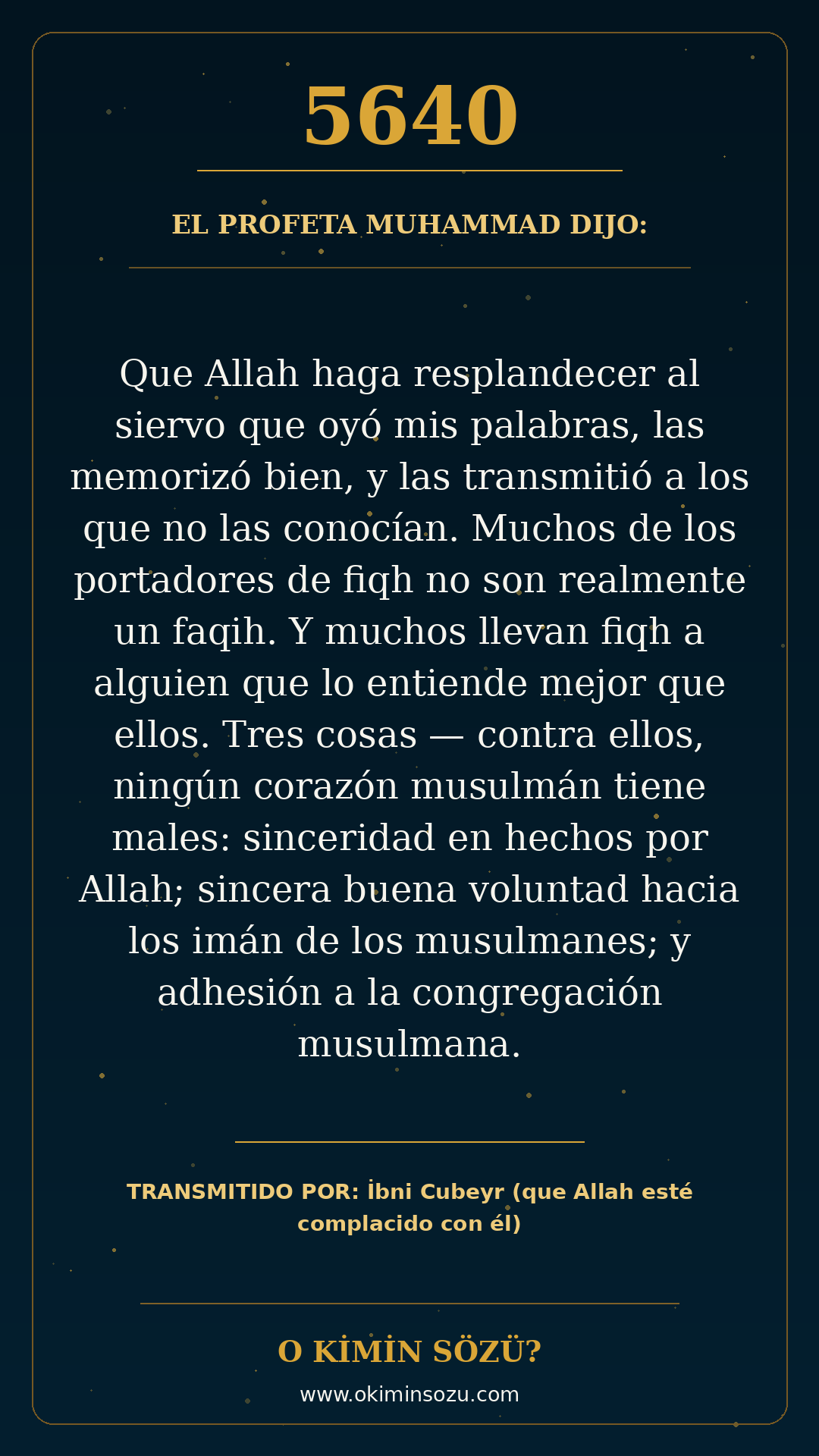 hadis 5640 es