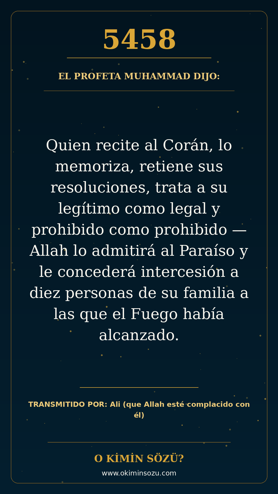 hadis 5458 es