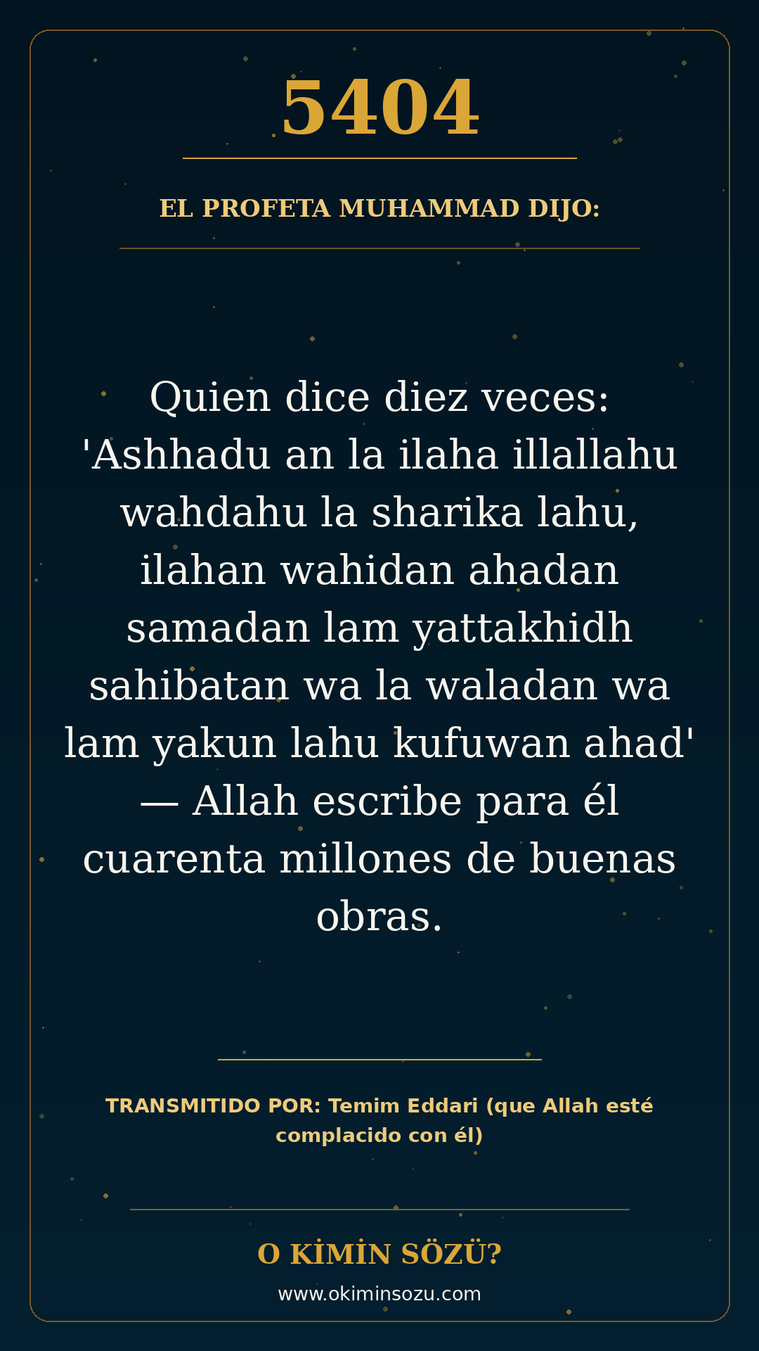 hadis 5404 es