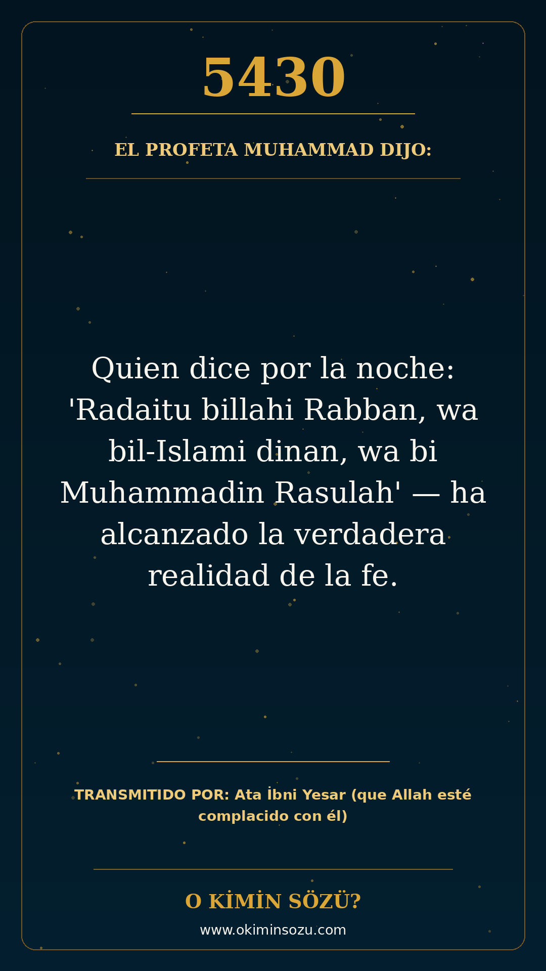 hadis 5430 es
