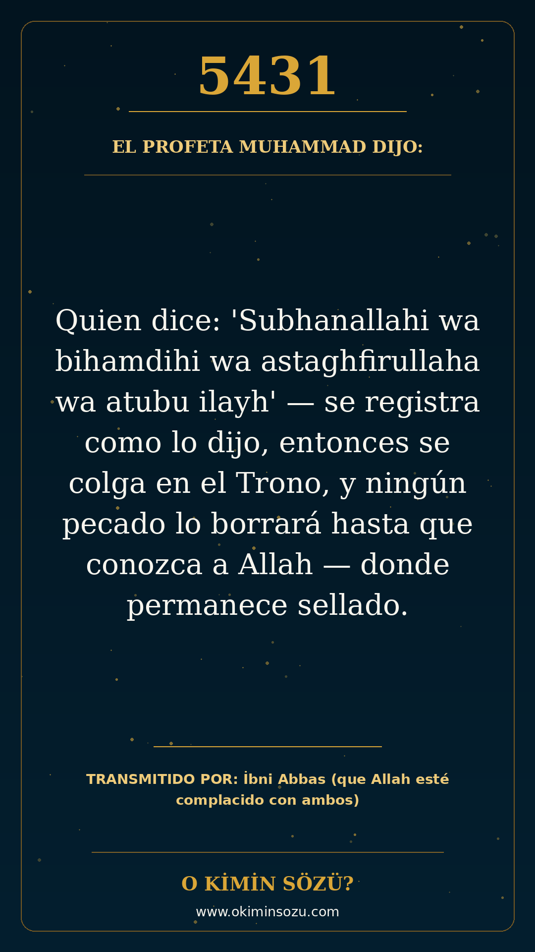 hadis 5431 es
