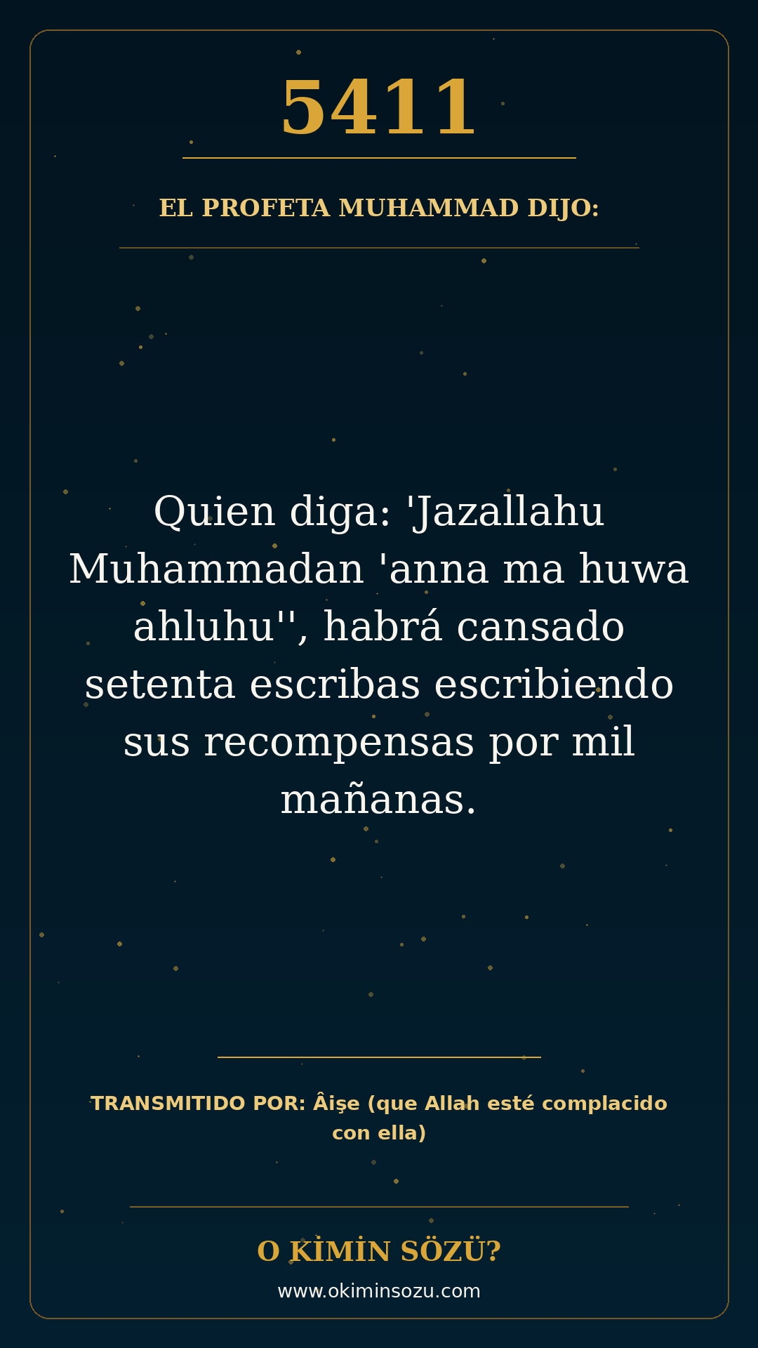 hadis 5411 es