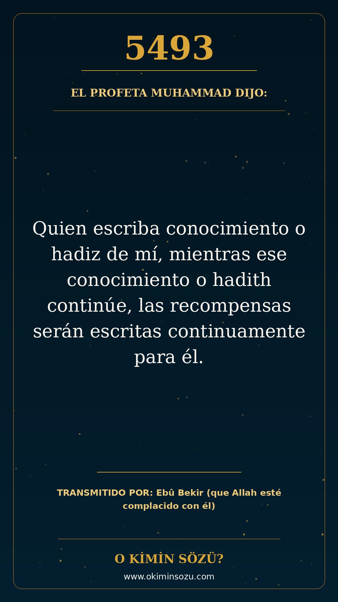 hadis 5493 es