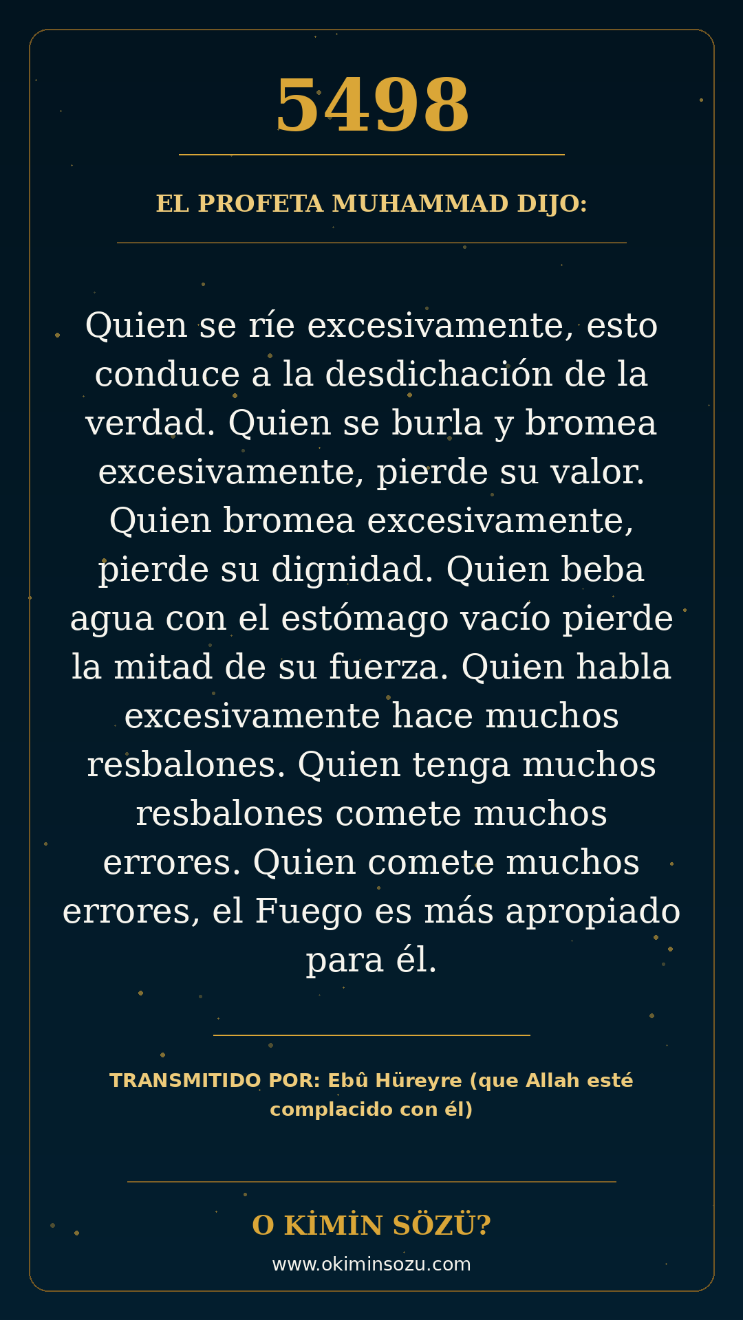 hadis 5498 es