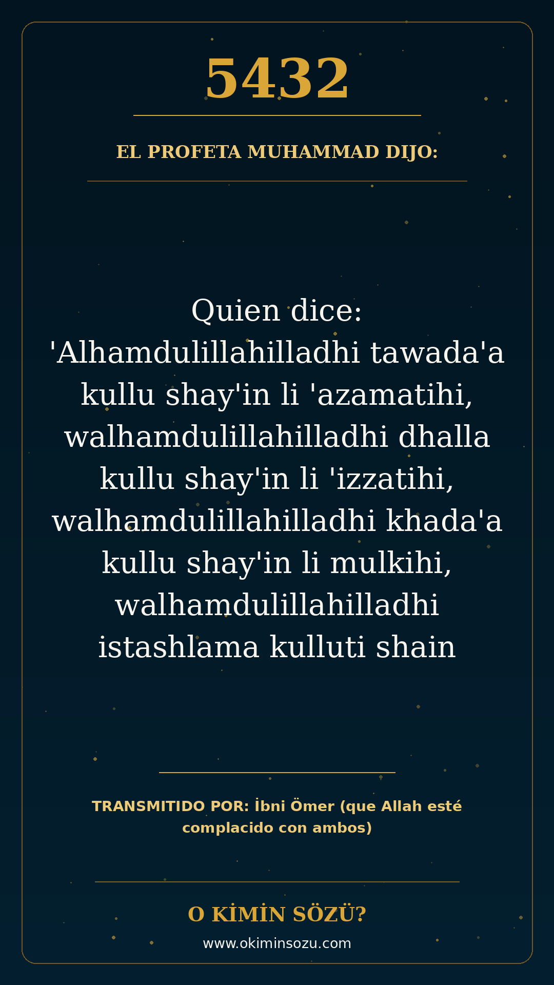 hadis 5432 es