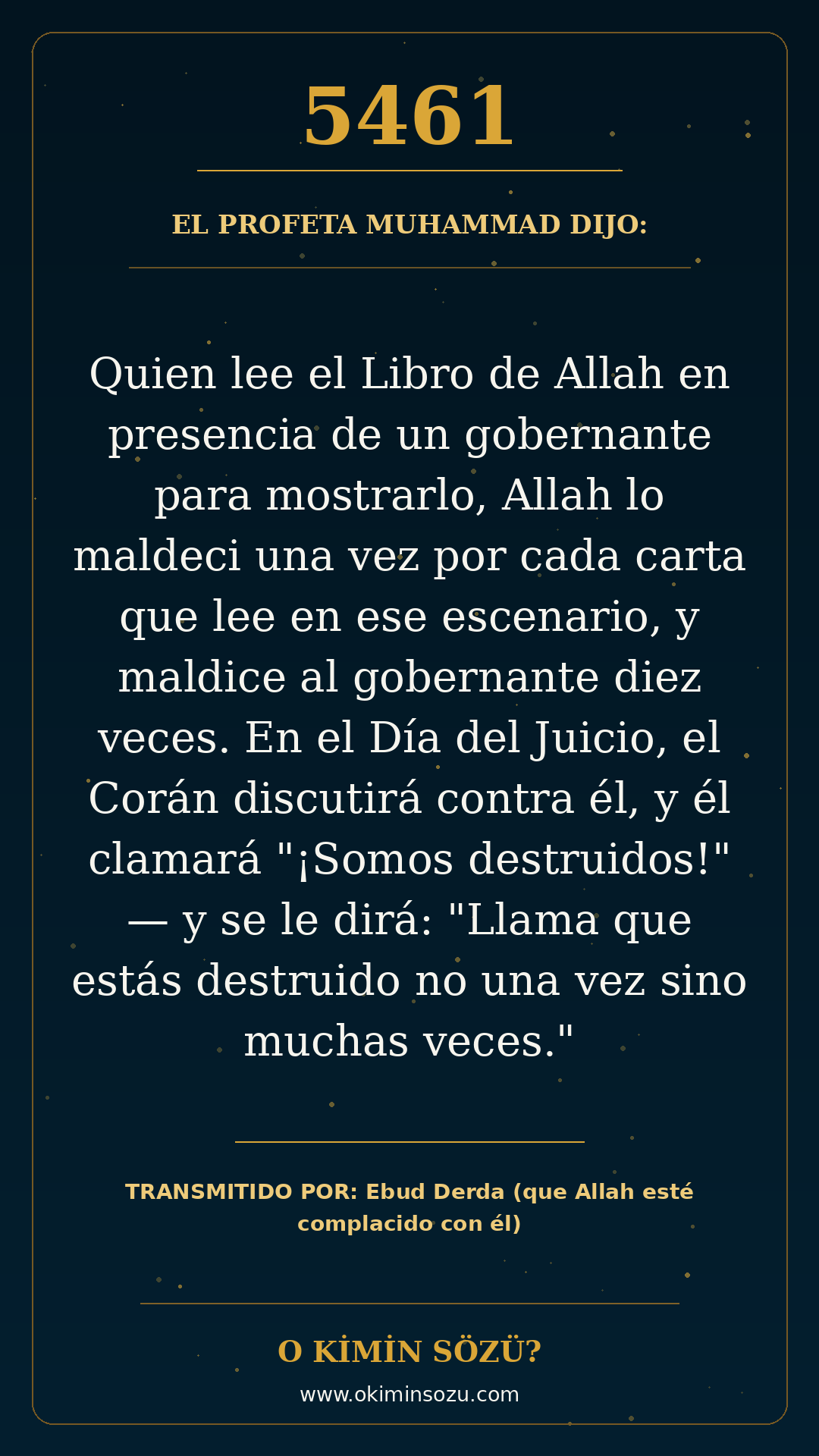 hadis 5461 es