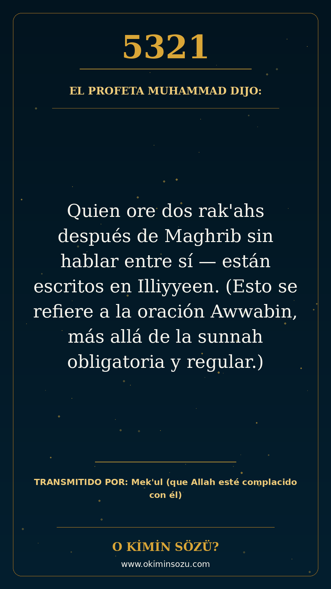hadis 5321 es